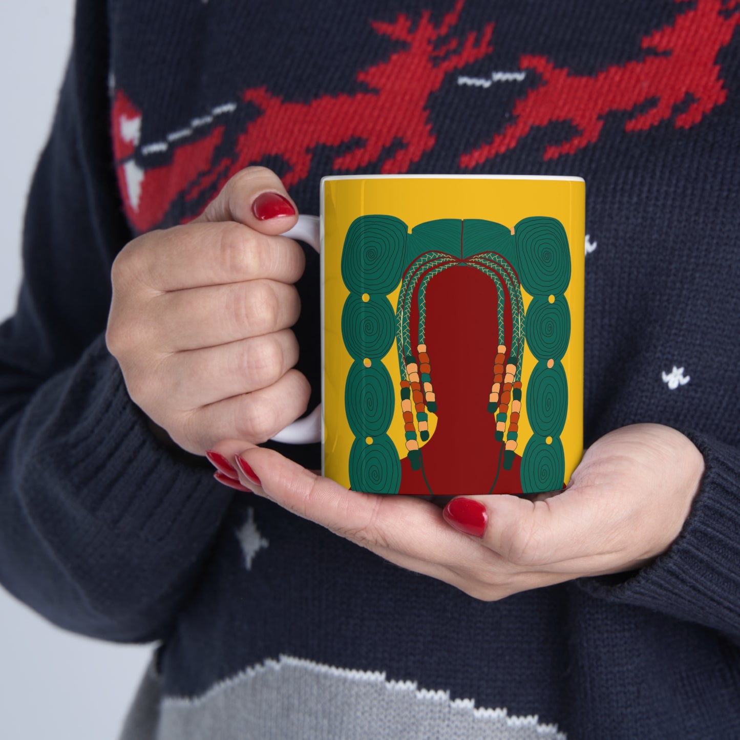 Bubble Pigtails Ceramic Mug (11oz)
