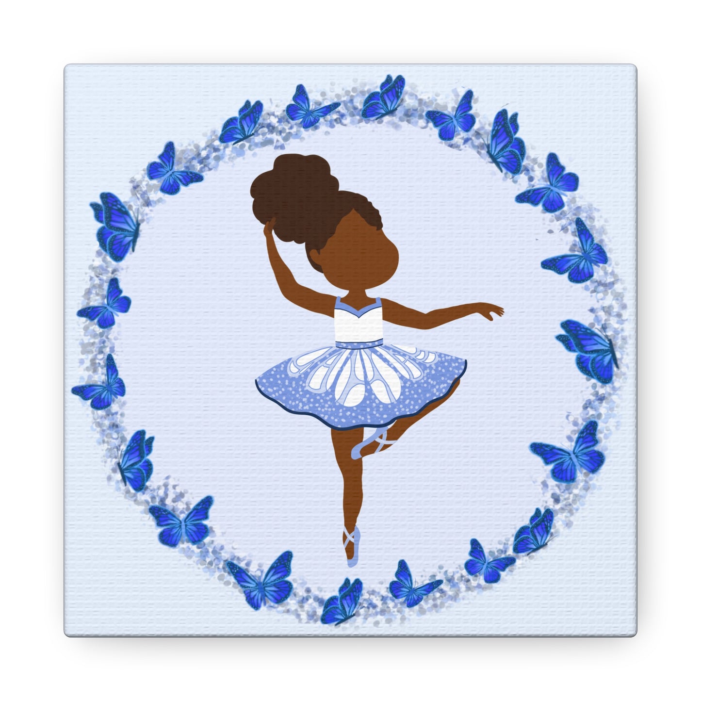 Blue Fairy Ballerina Canvas Art