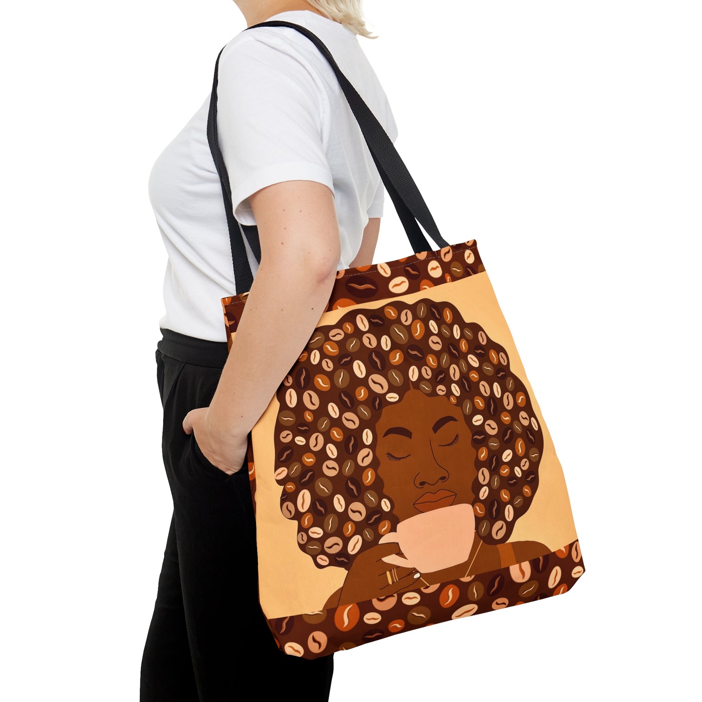 Afro Coffee Tote Bag