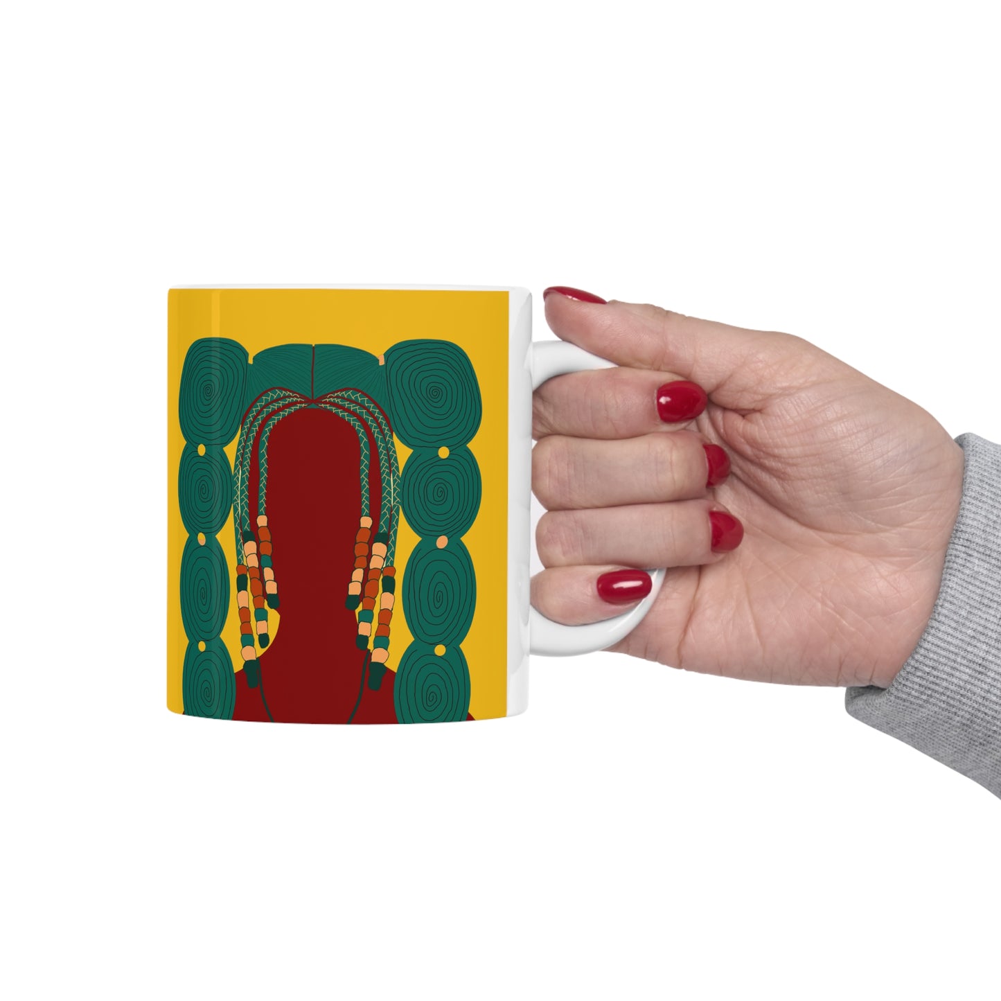 Bubble Pigtails Ceramic Mug (11oz)