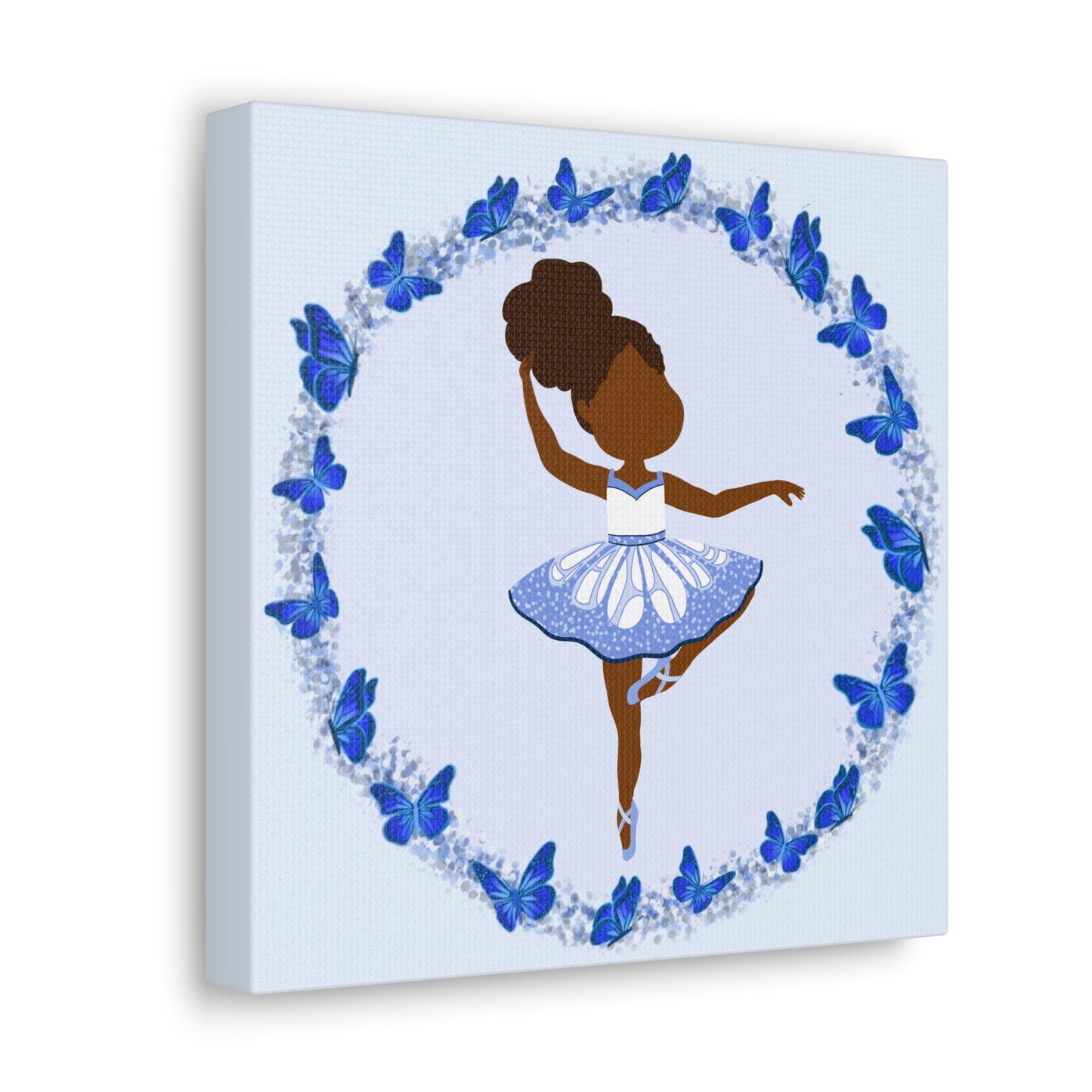 Blue Fairy Ballerina Canvas Art