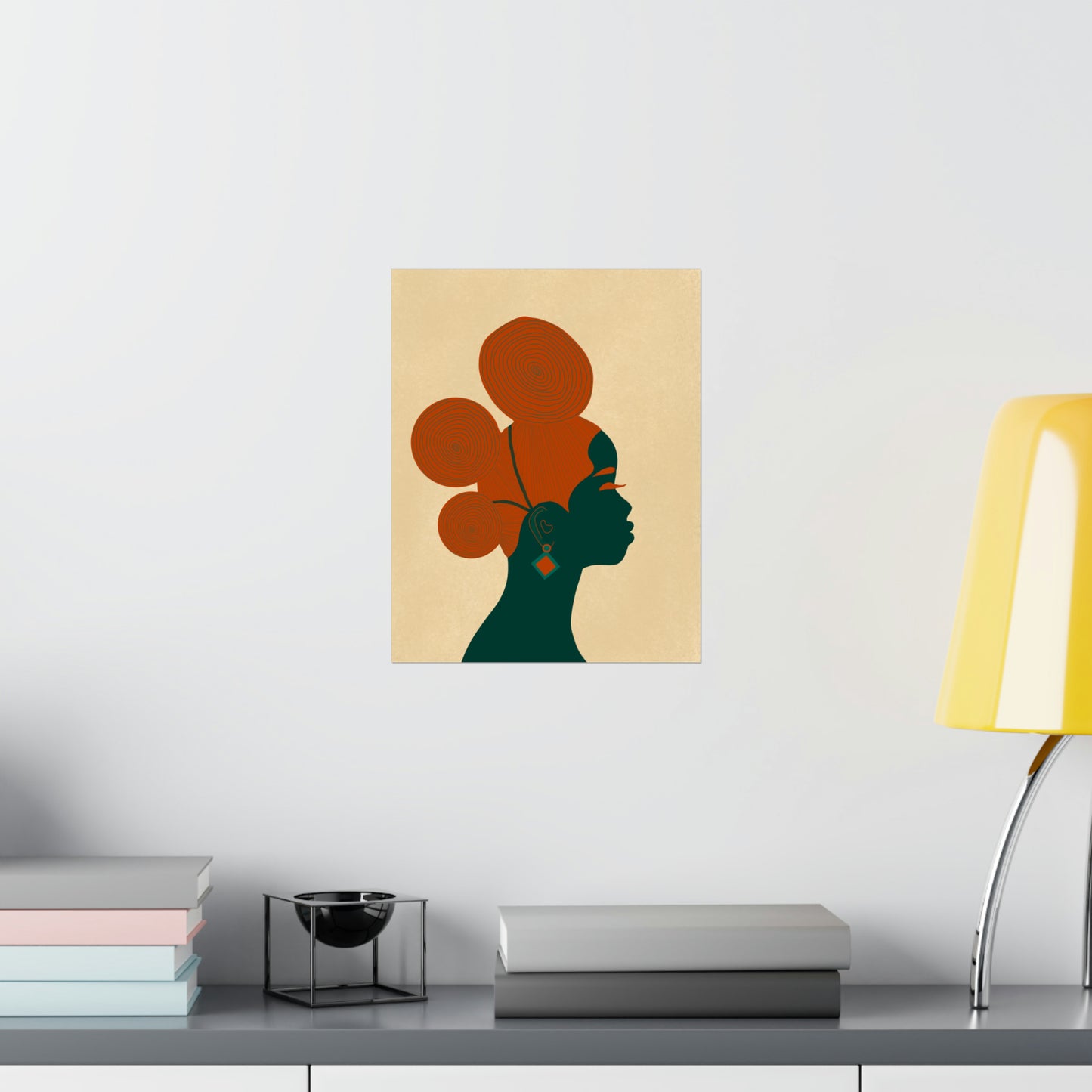 Three Buns Art Print (Don't Touch My Hair Collection)