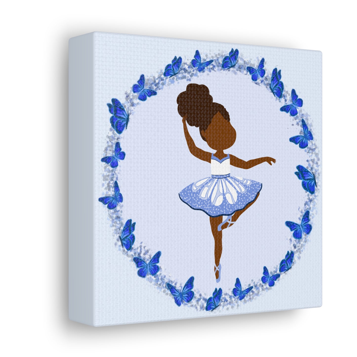 Blue Fairy Ballerina Canvas Art