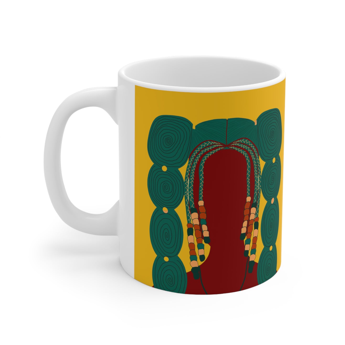 Bubble Pigtails Ceramic Mug (11oz)