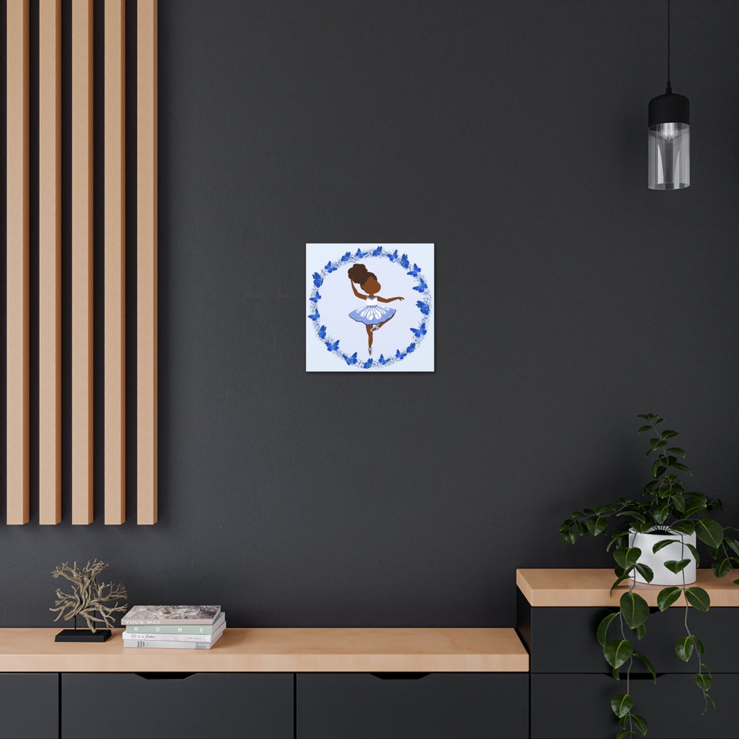 Blue Fairy Ballerina Canvas Art