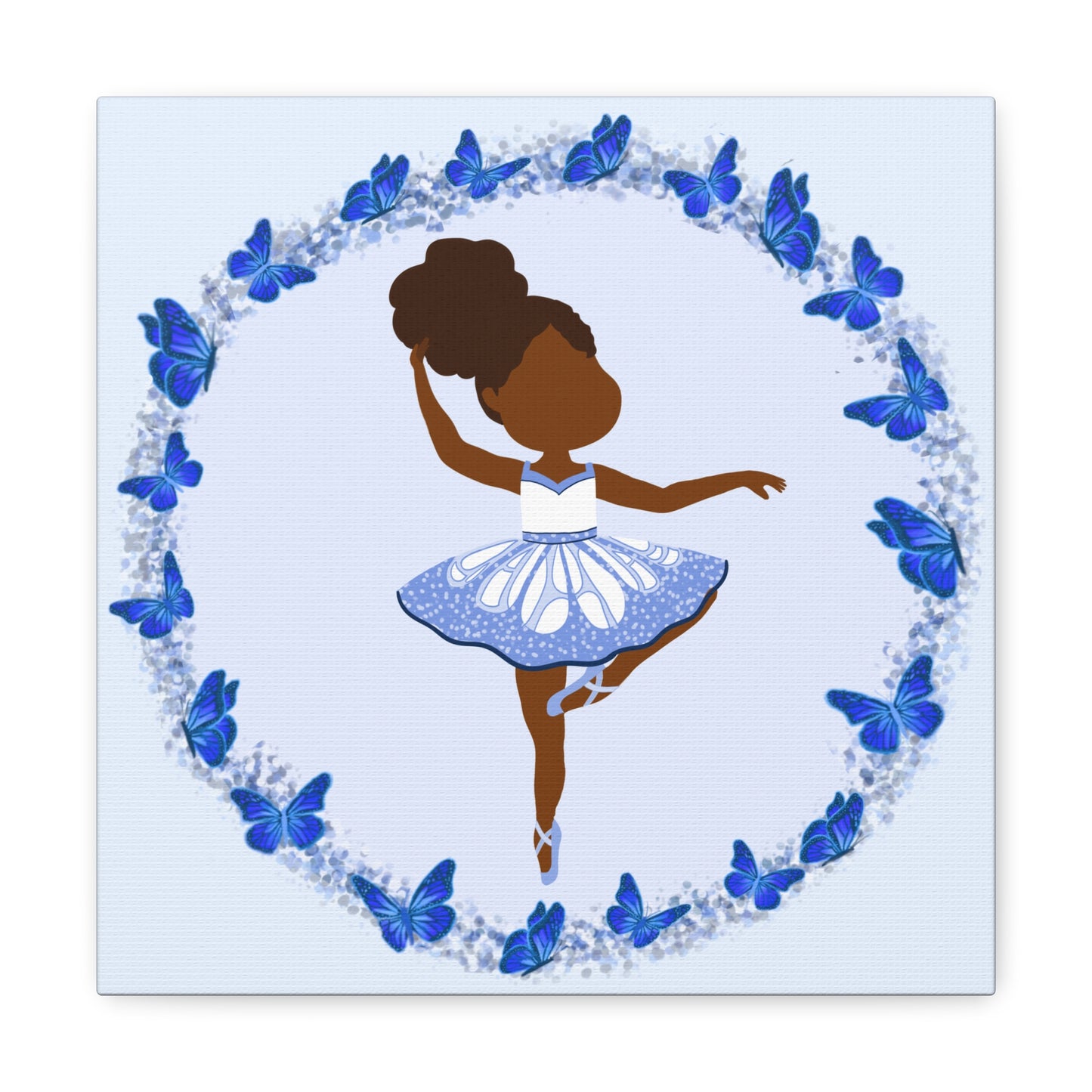 Blue Fairy Ballerina Canvas Art