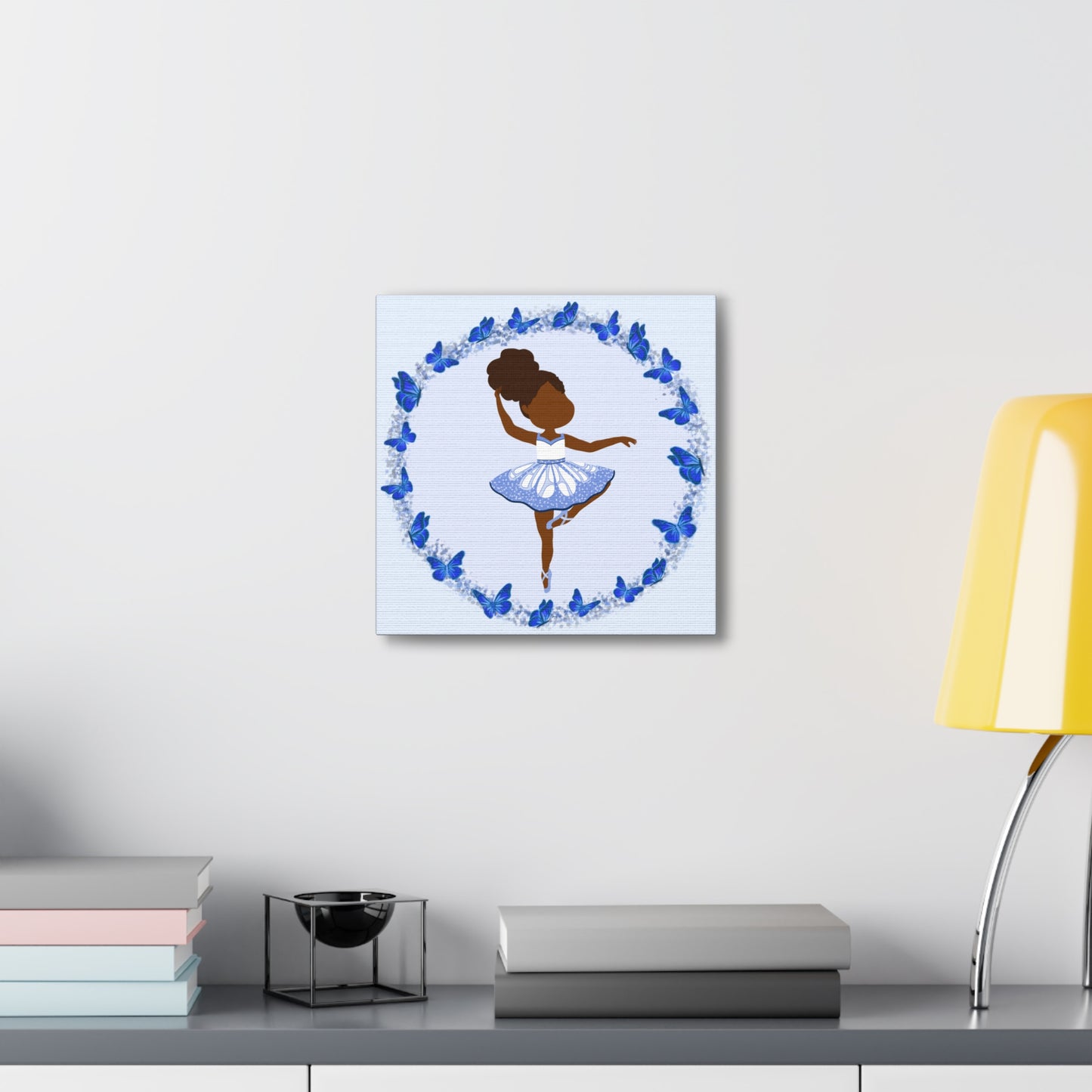 Blue Fairy Ballerina Canvas Art