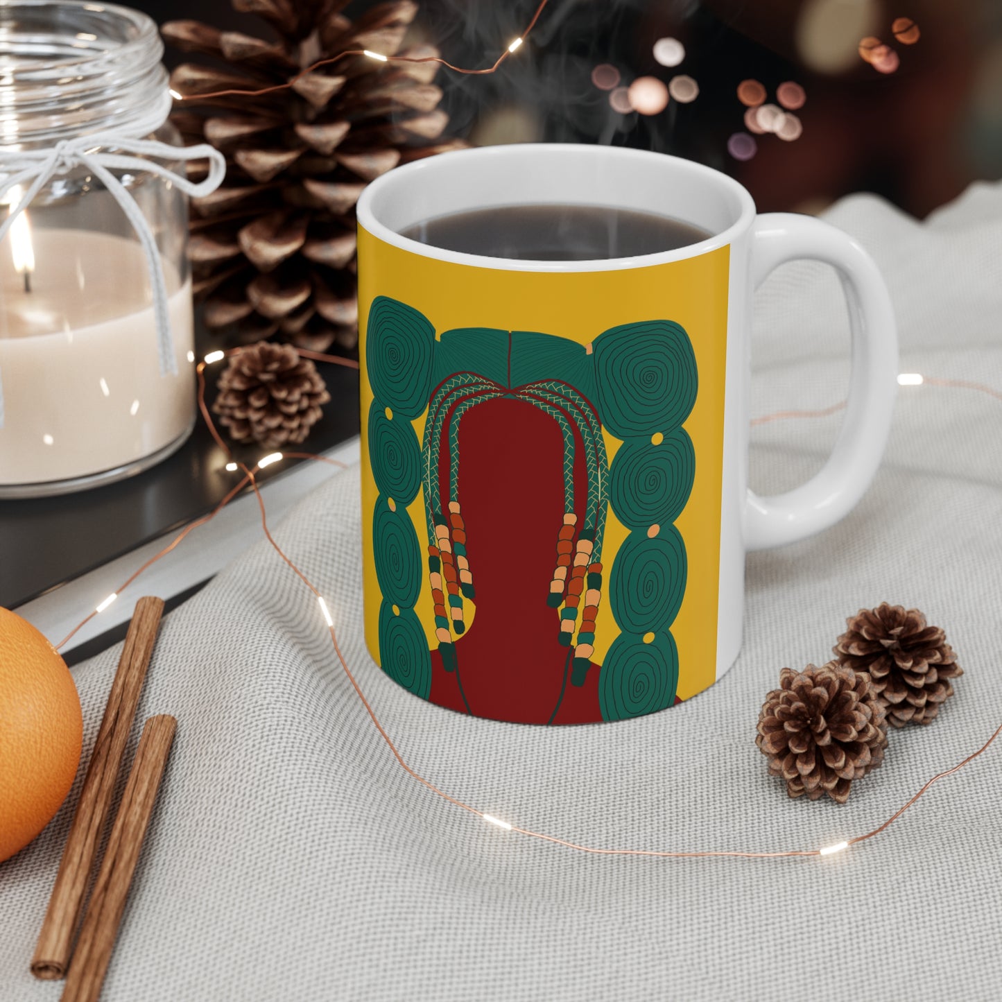 Bubble Pigtails Ceramic Mug (11oz)