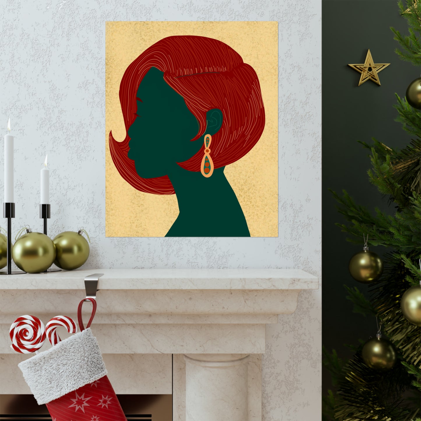 Swoop Bob Art Print (Don't Touch My Hair Collection)