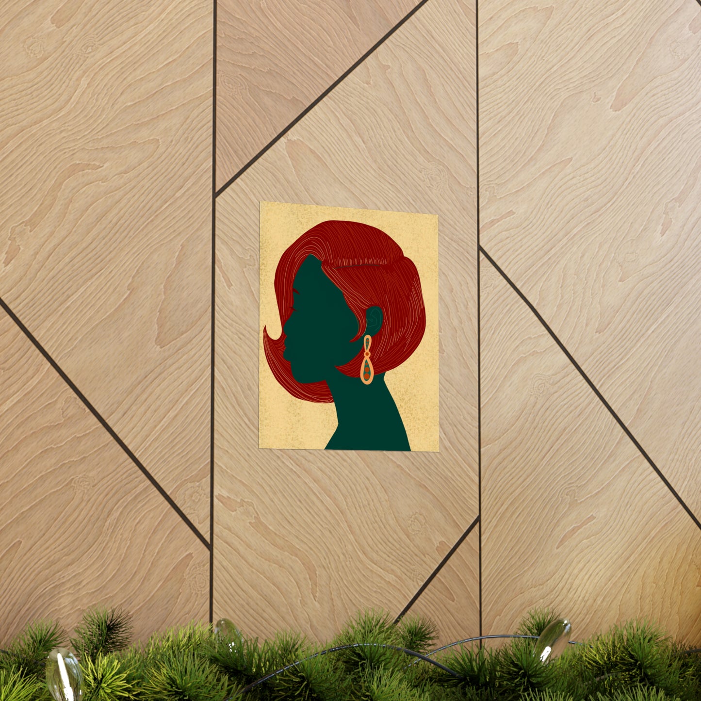 Swoop Bob Art Print (Don't Touch My Hair Collection)