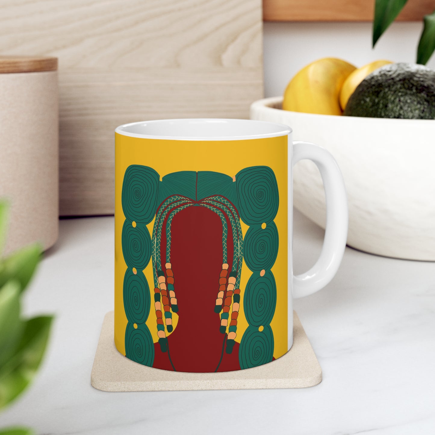 Bubble Pigtails Ceramic Mug (11oz)