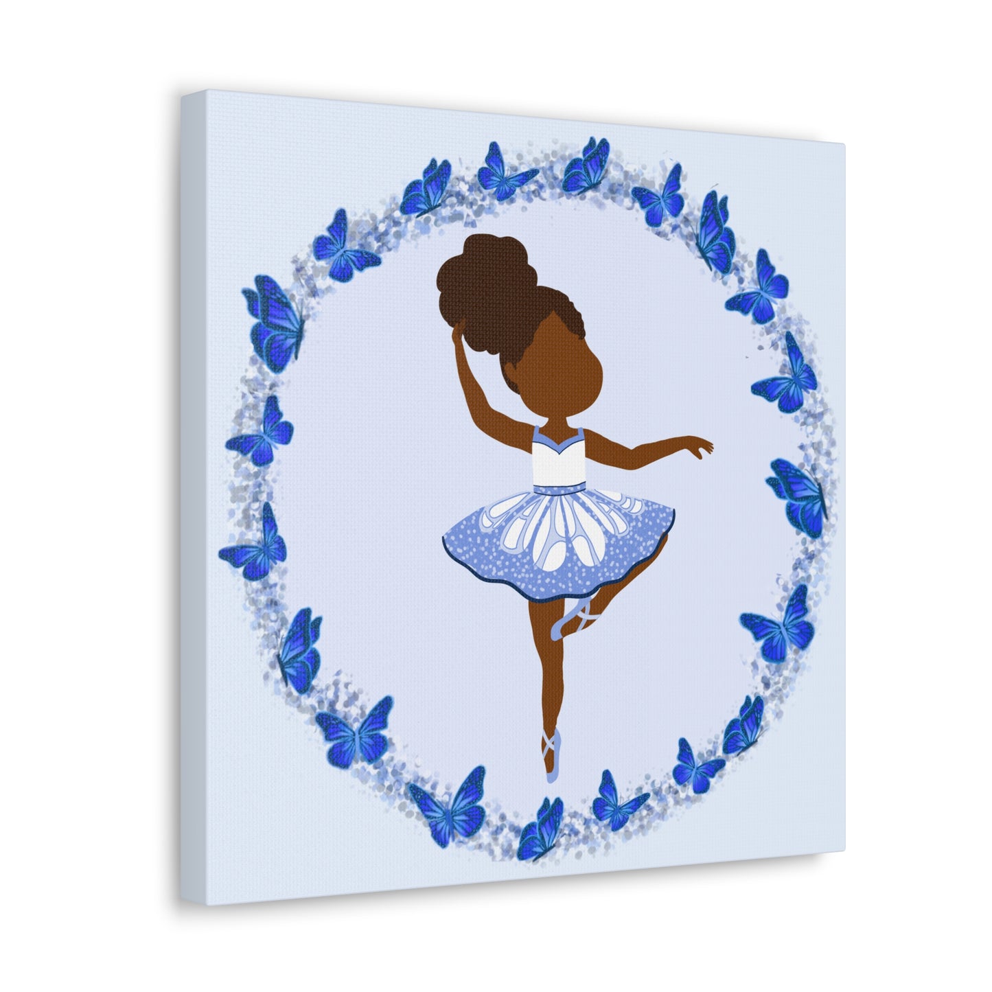 Blue Fairy Ballerina Canvas Art