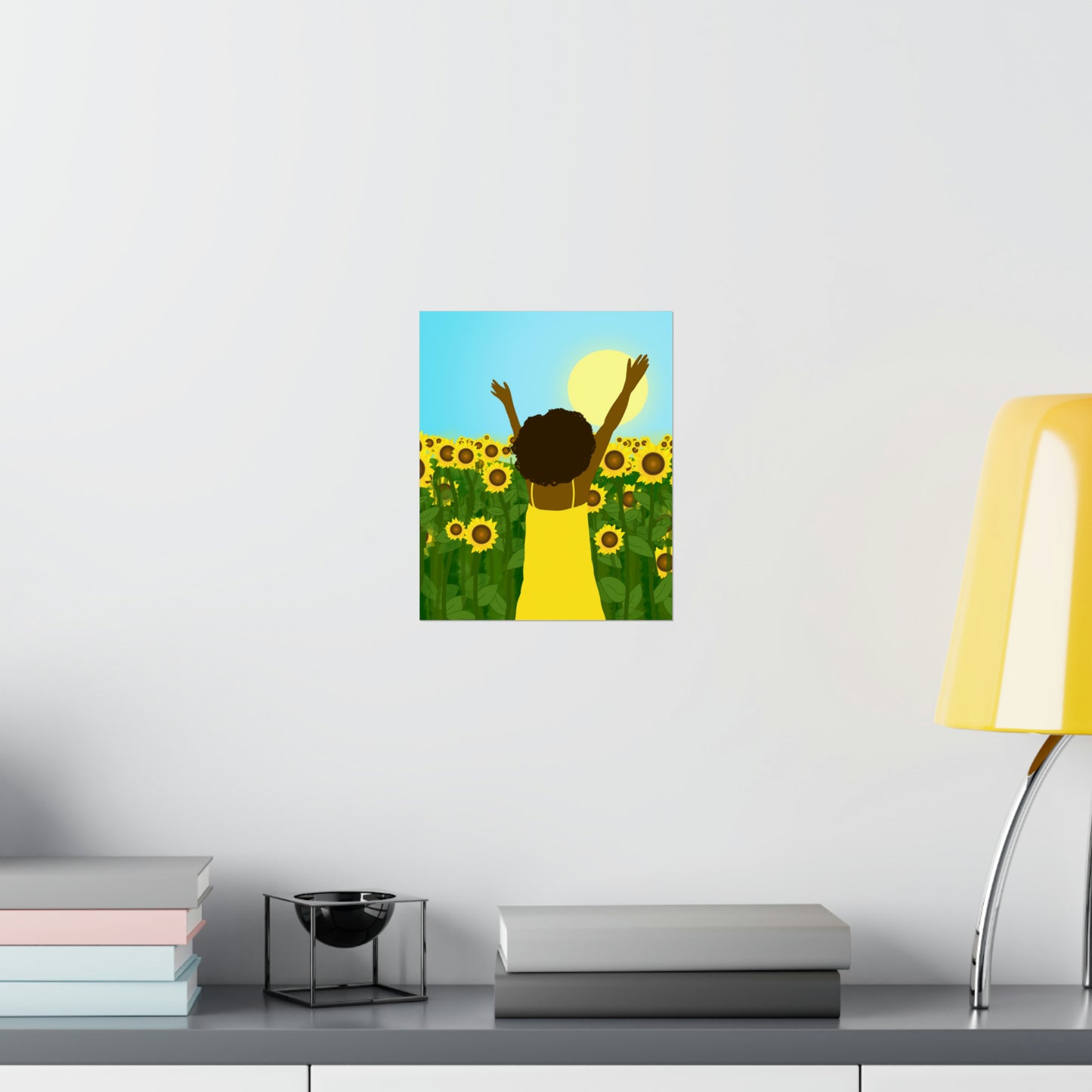 Yellow Celebration Art Print