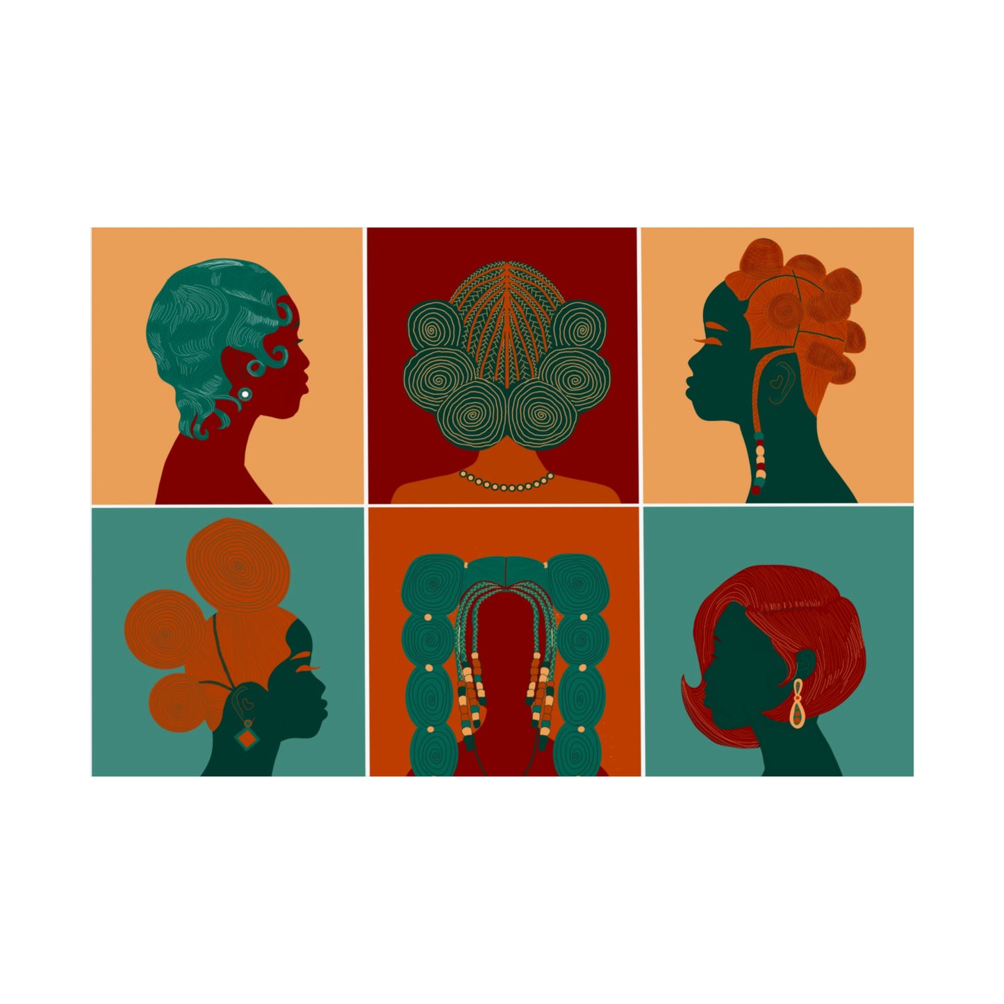 Don't Touch My Hair Art Print ("Don't Touch My Hair" Collection)