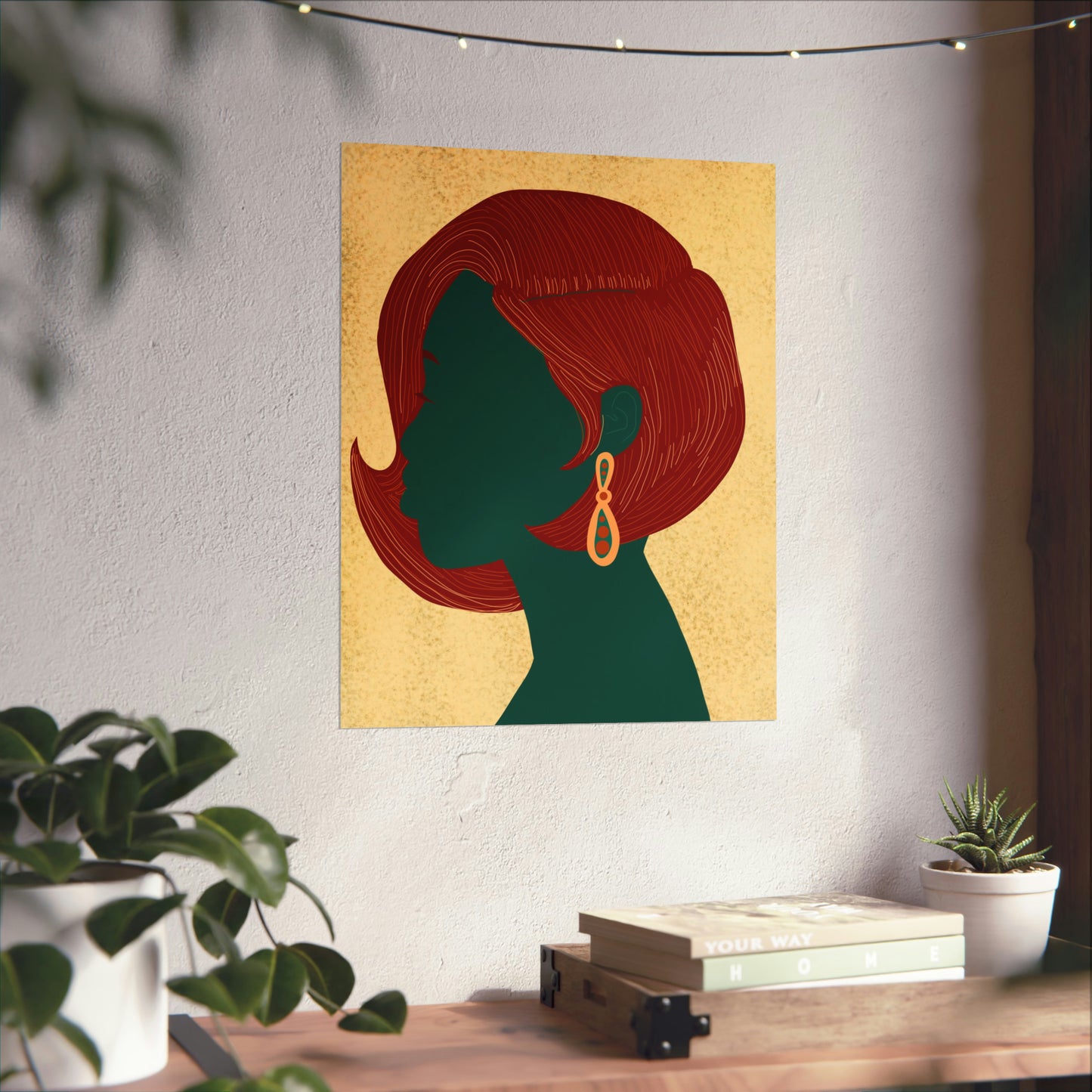 Swoop Bob Art Print (Don't Touch My Hair Collection)