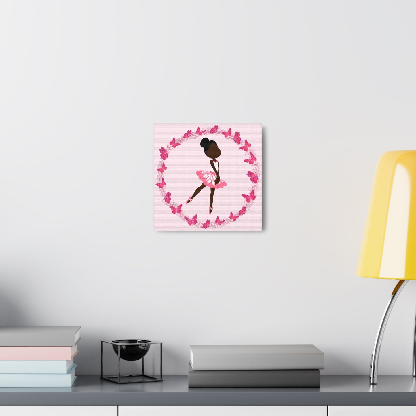 Pink Fairy Ballerina Canvas Art