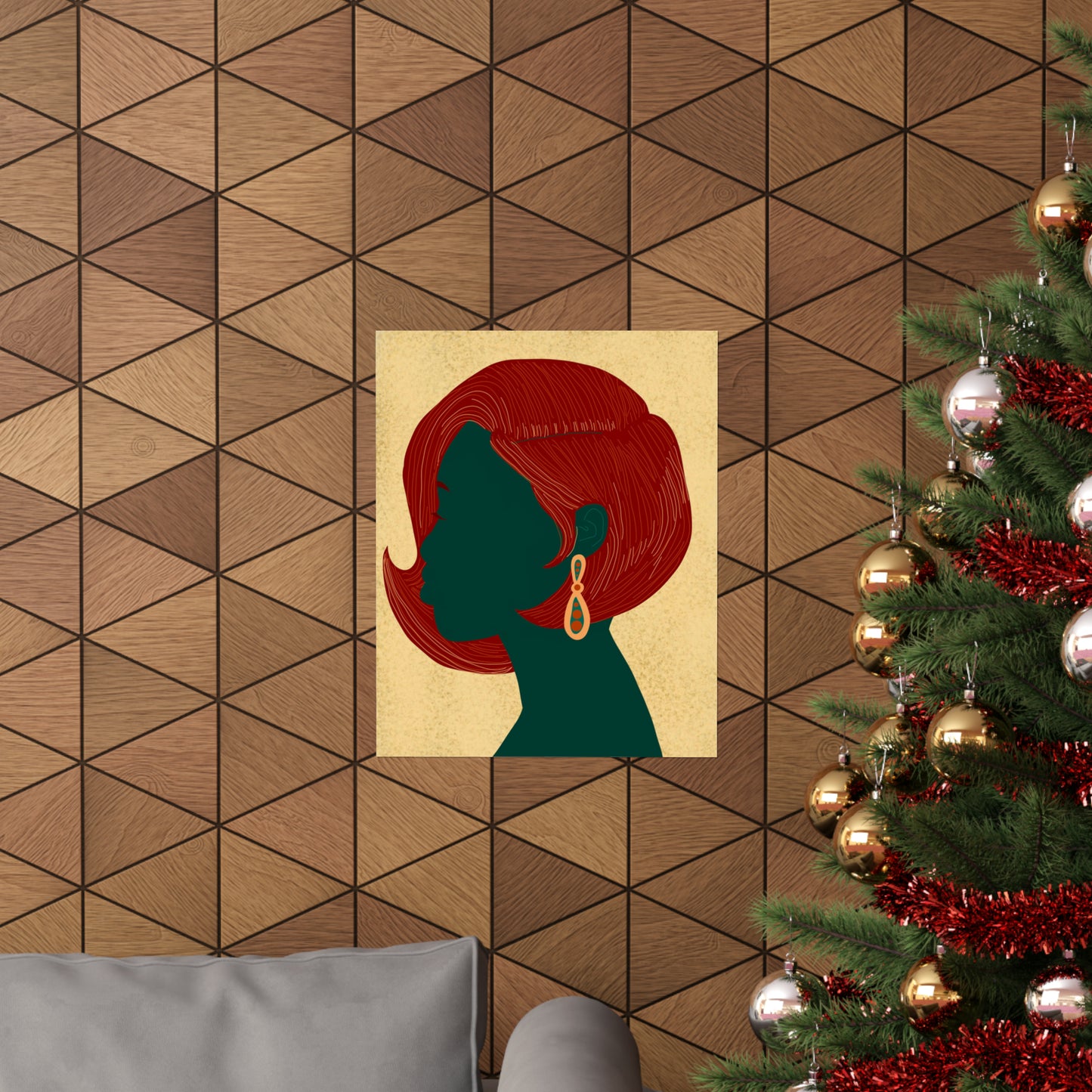 Swoop Bob Art Print (Don't Touch My Hair Collection)