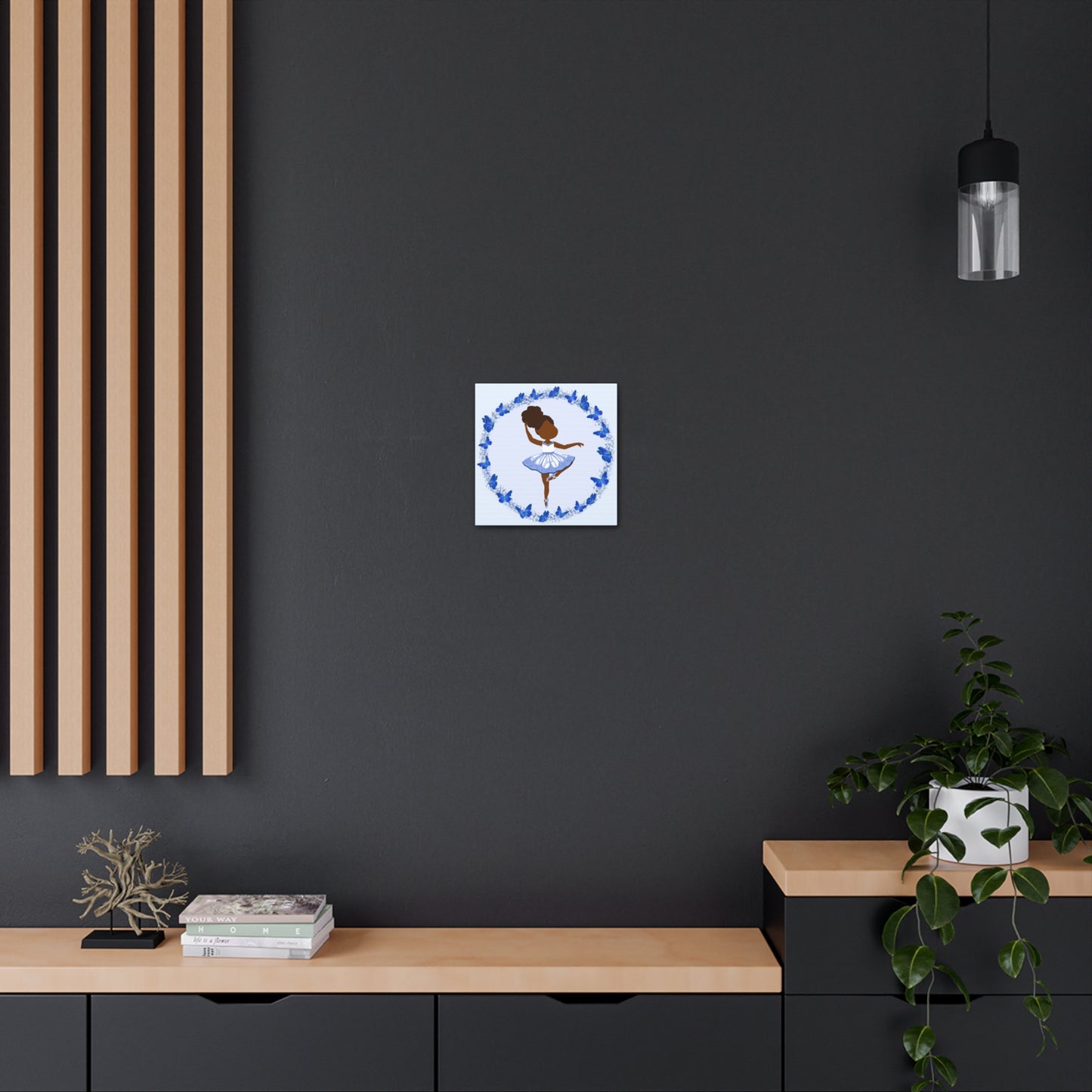 Blue Fairy Ballerina Canvas Art
