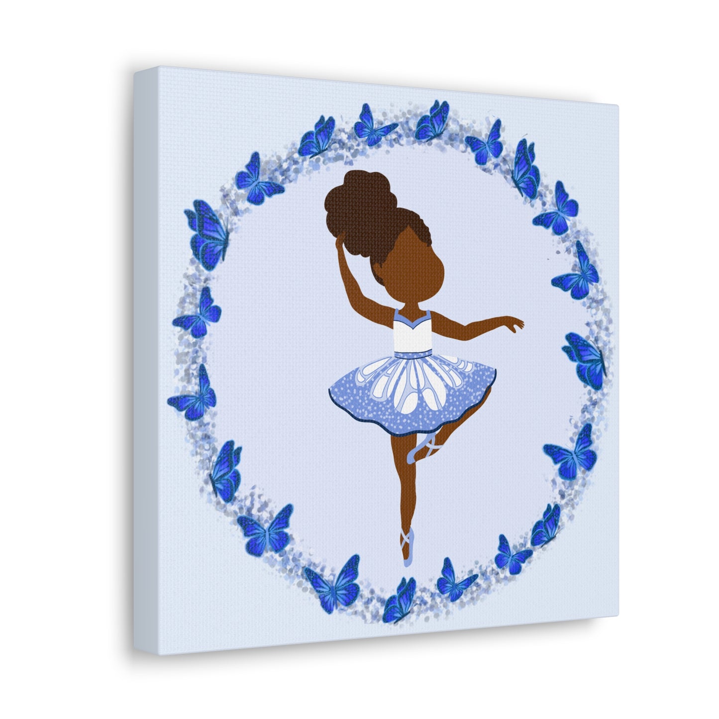Blue Fairy Ballerina Canvas Art