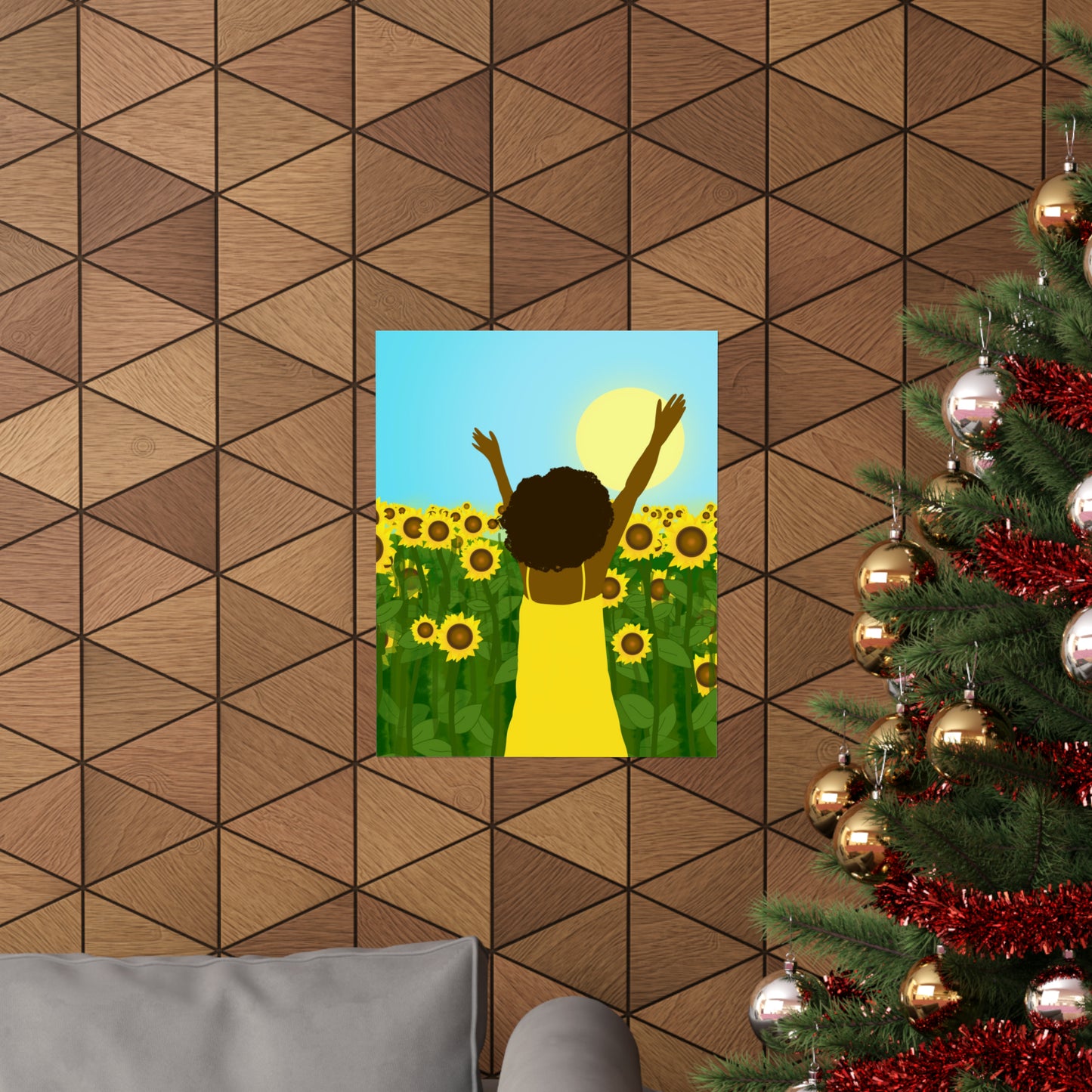 Yellow Celebration Art Print