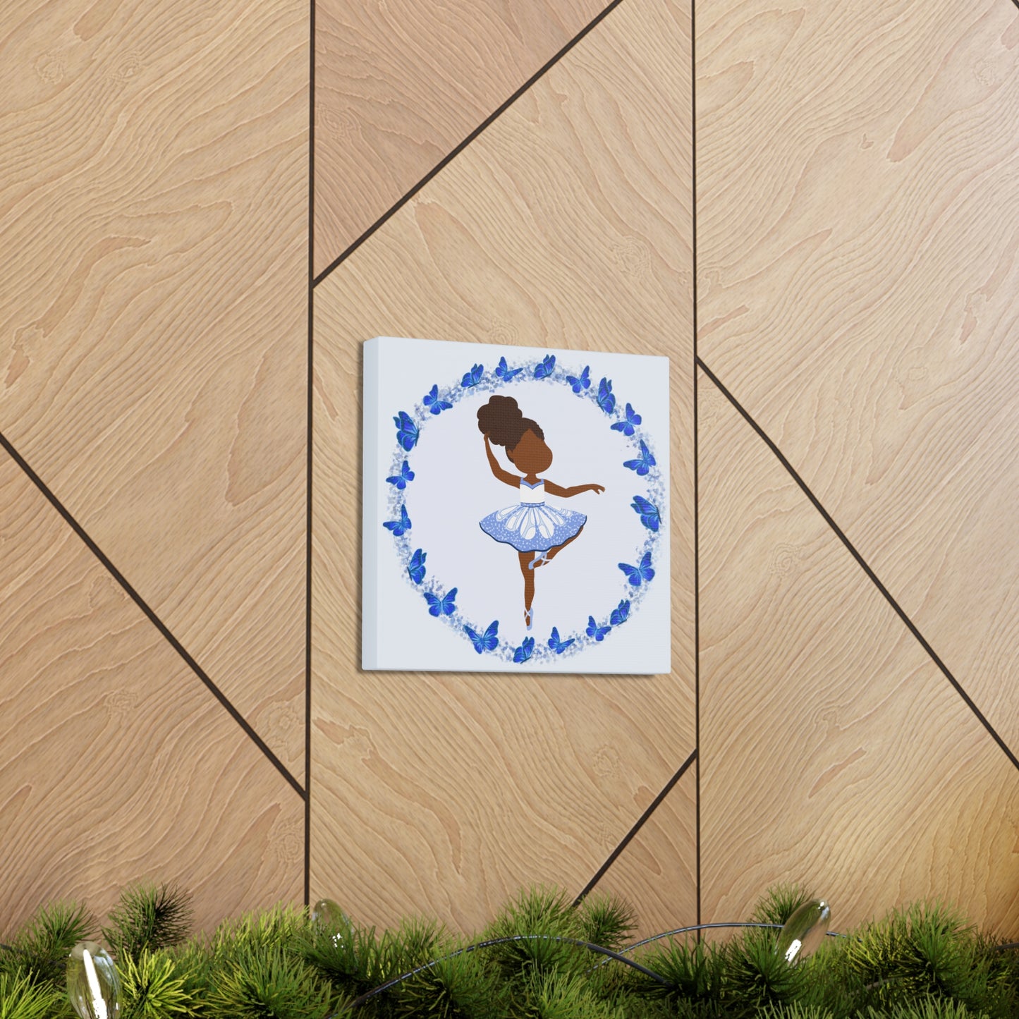 Blue Fairy Ballerina Canvas Art