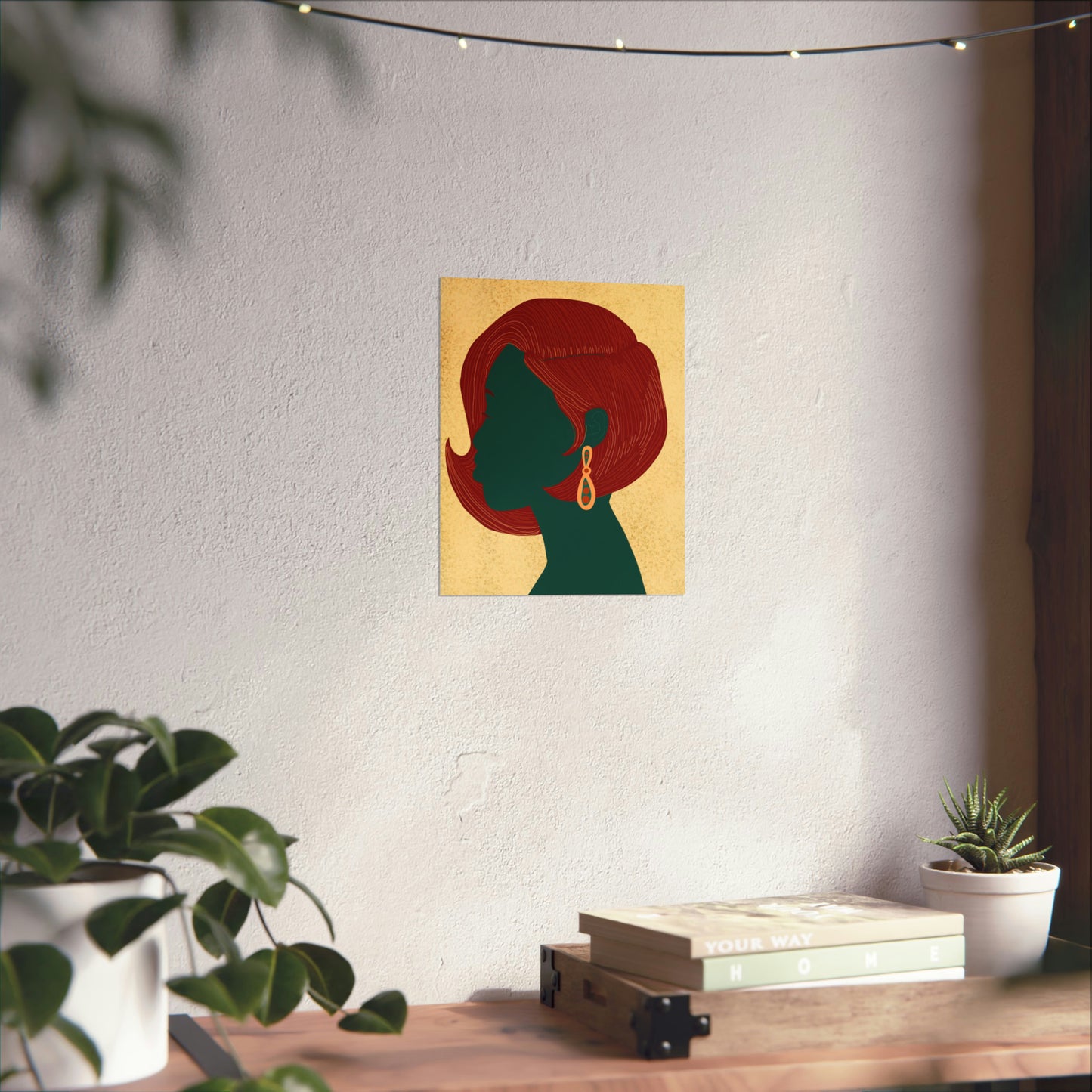 Swoop Bob Art Print (Don't Touch My Hair Collection)