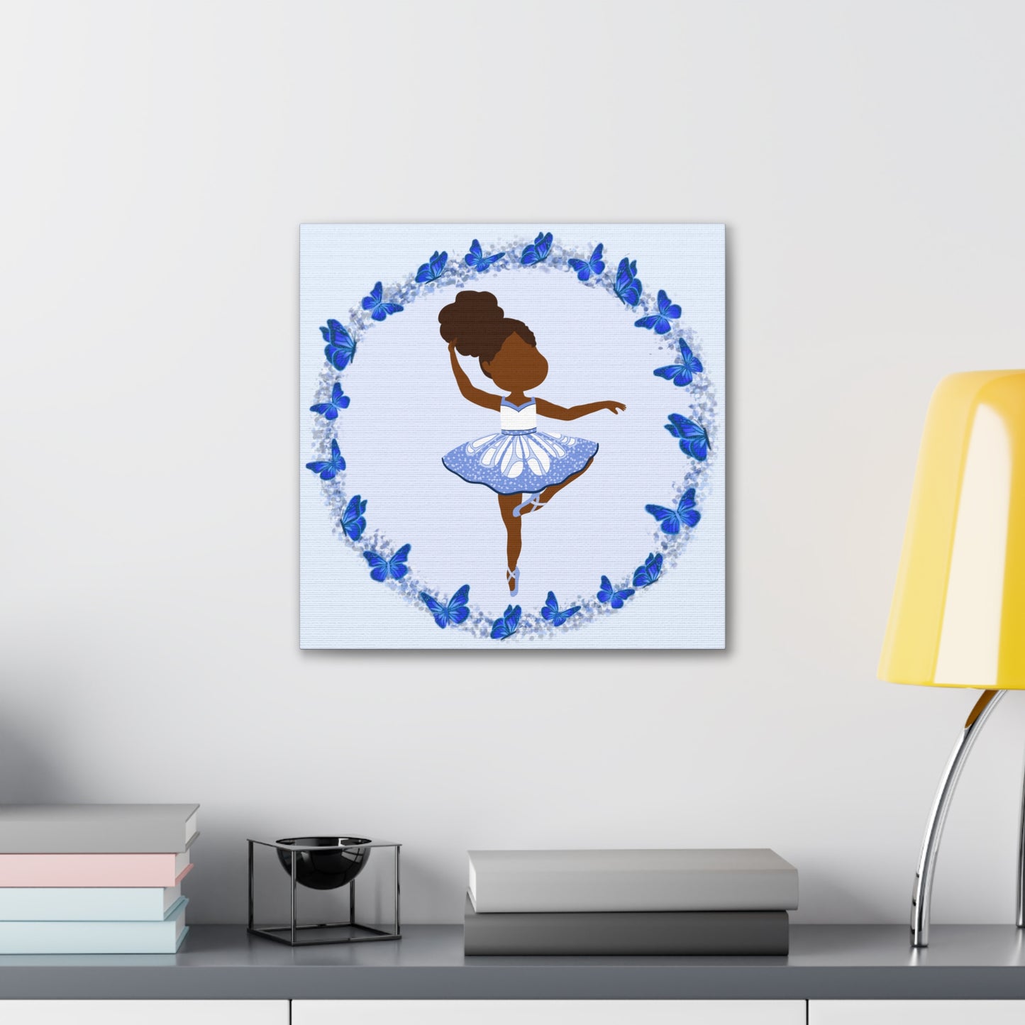 Blue Fairy Ballerina Canvas Art