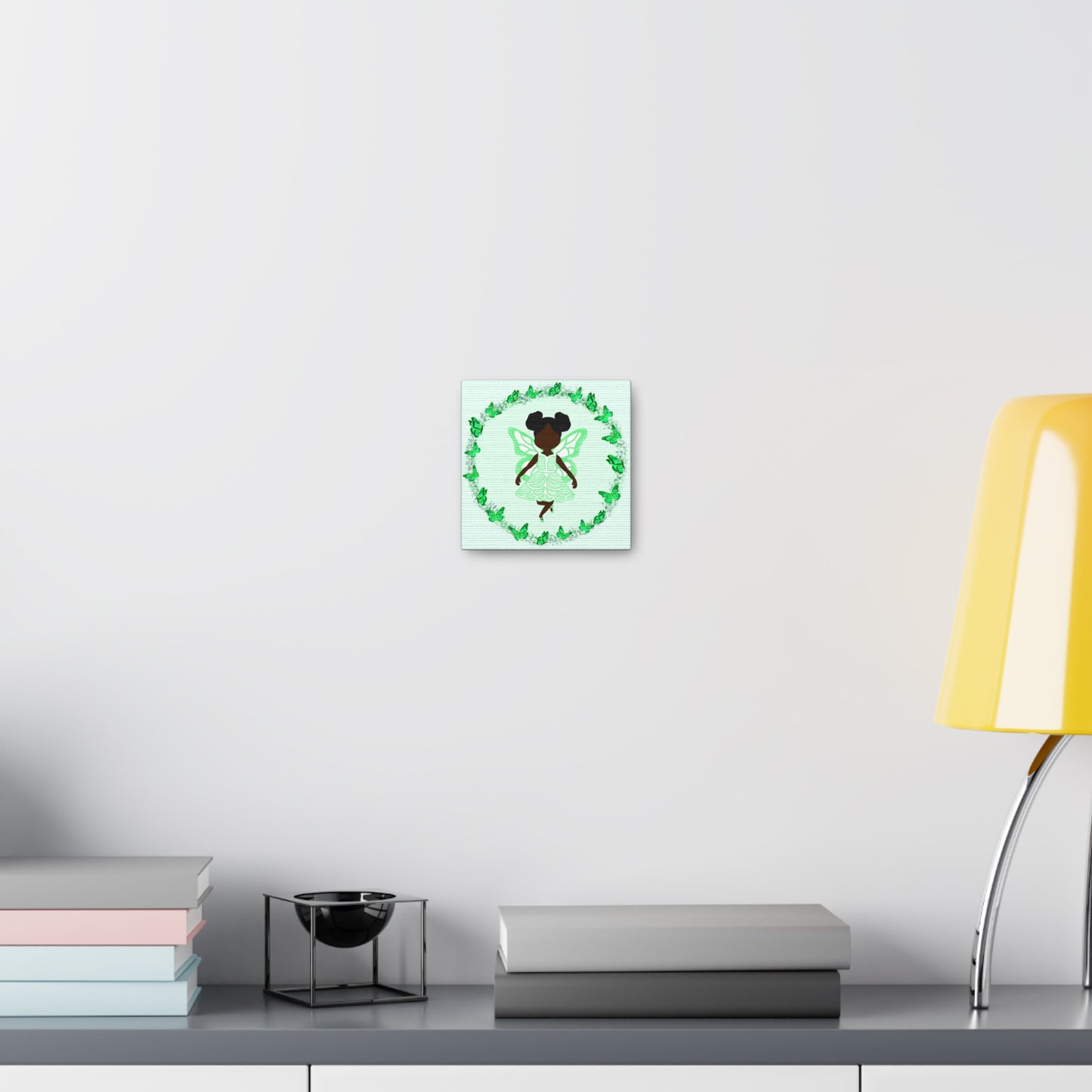 Mint Fairy Ballerina Canvas Art