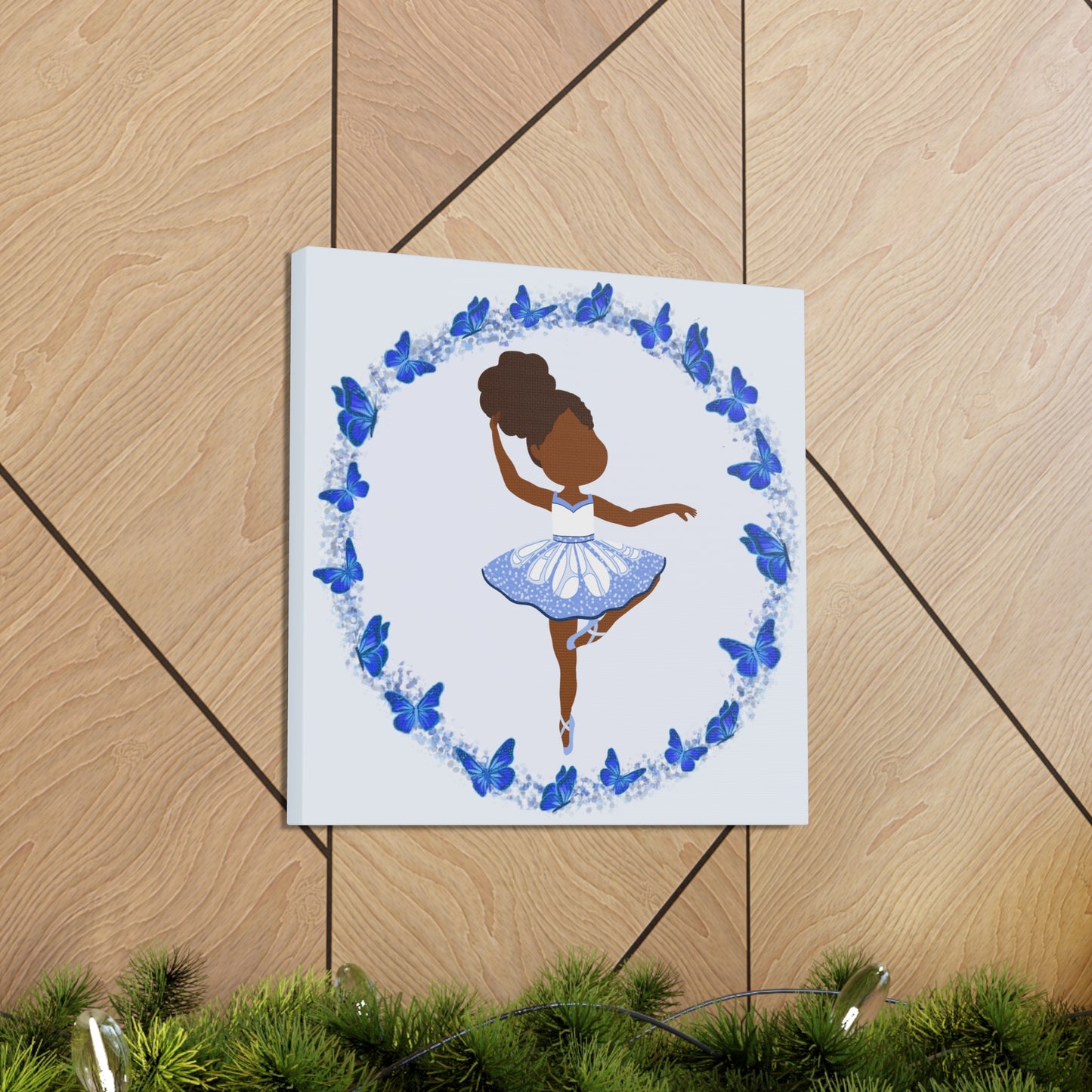 Blue Fairy Ballerina Canvas Art