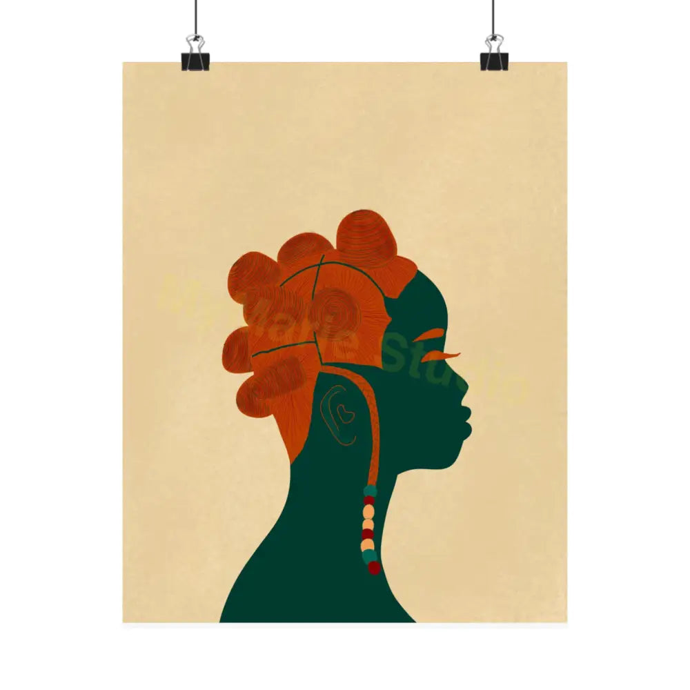 Bantu Knots Art Print (Don’t Touch My Hair Collection) Poster