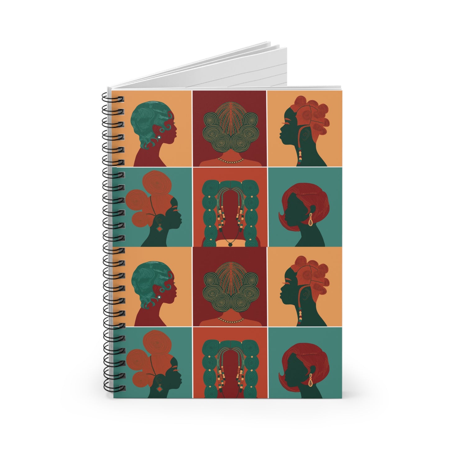 Don't Touch My Hair Spiral Notebook - Ruled Line "Don't Touch My Hair Collection"