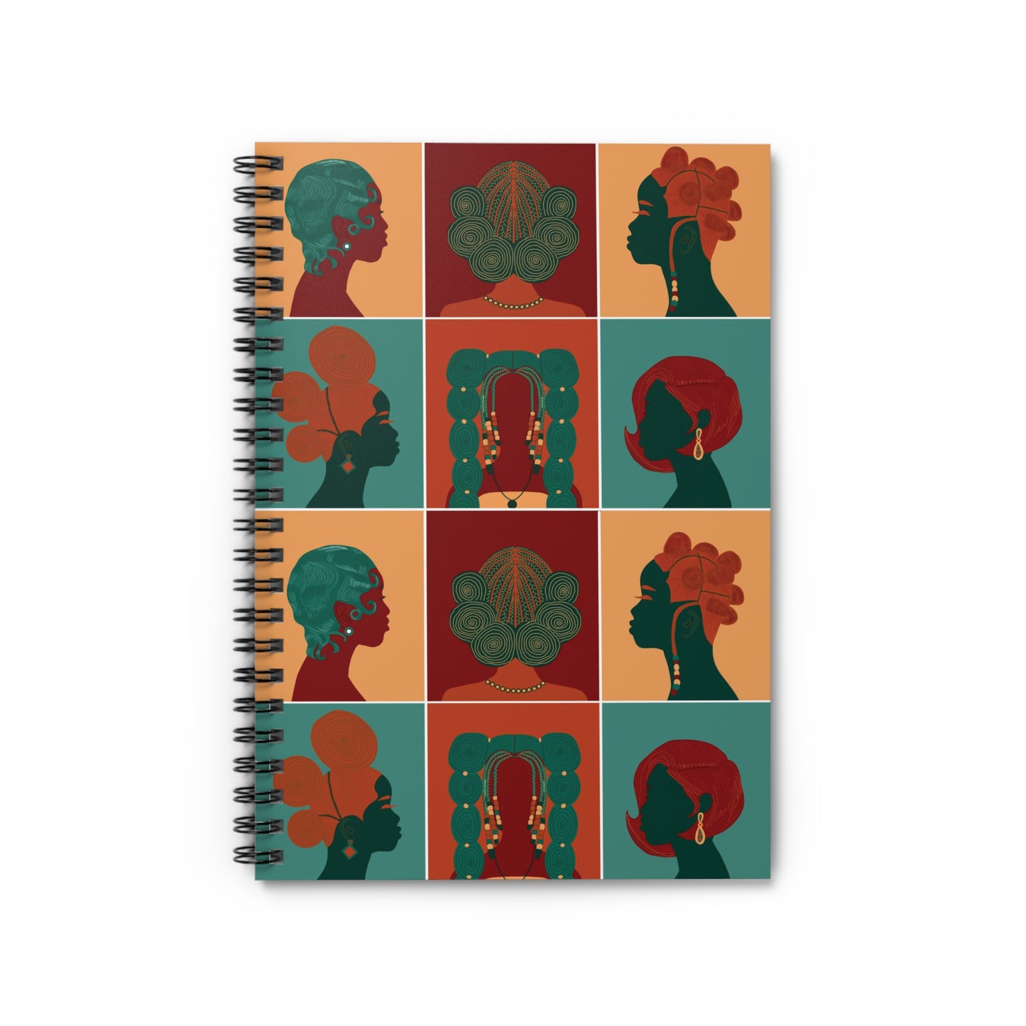 Don't Touch My Hair Spiral Notebook - Ruled Line