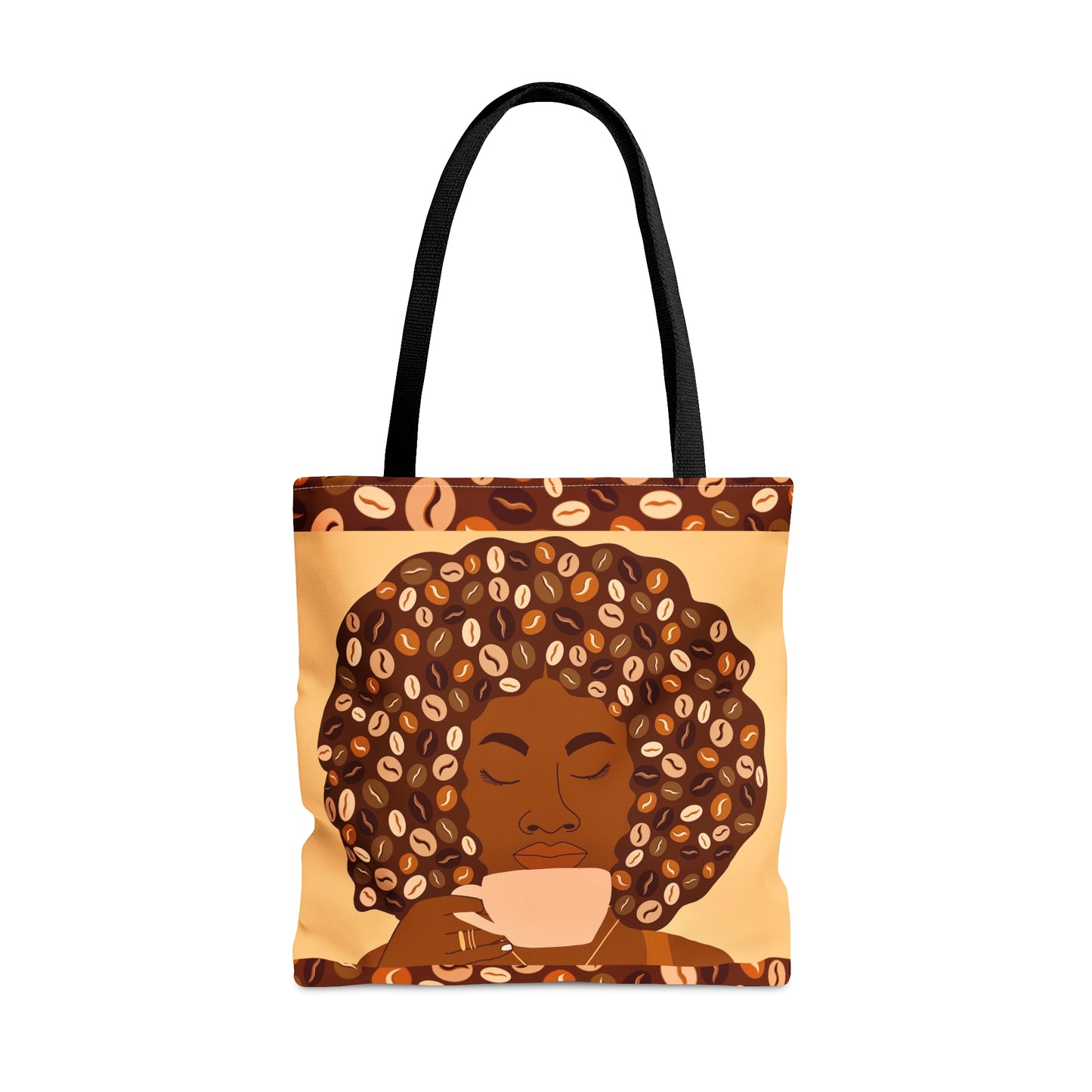 Afro Coffee Tote Bag