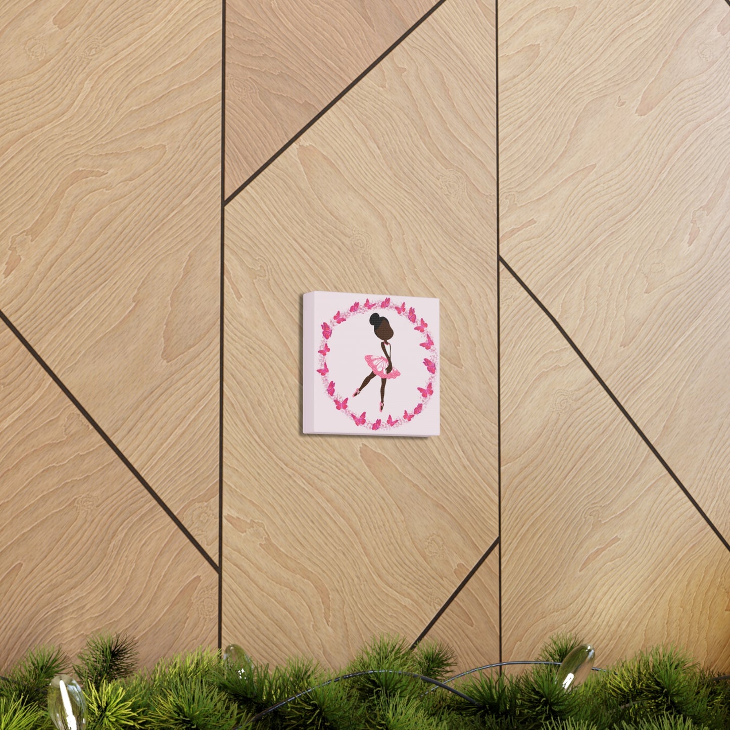 Pink Fairy Ballerina Canvas Art