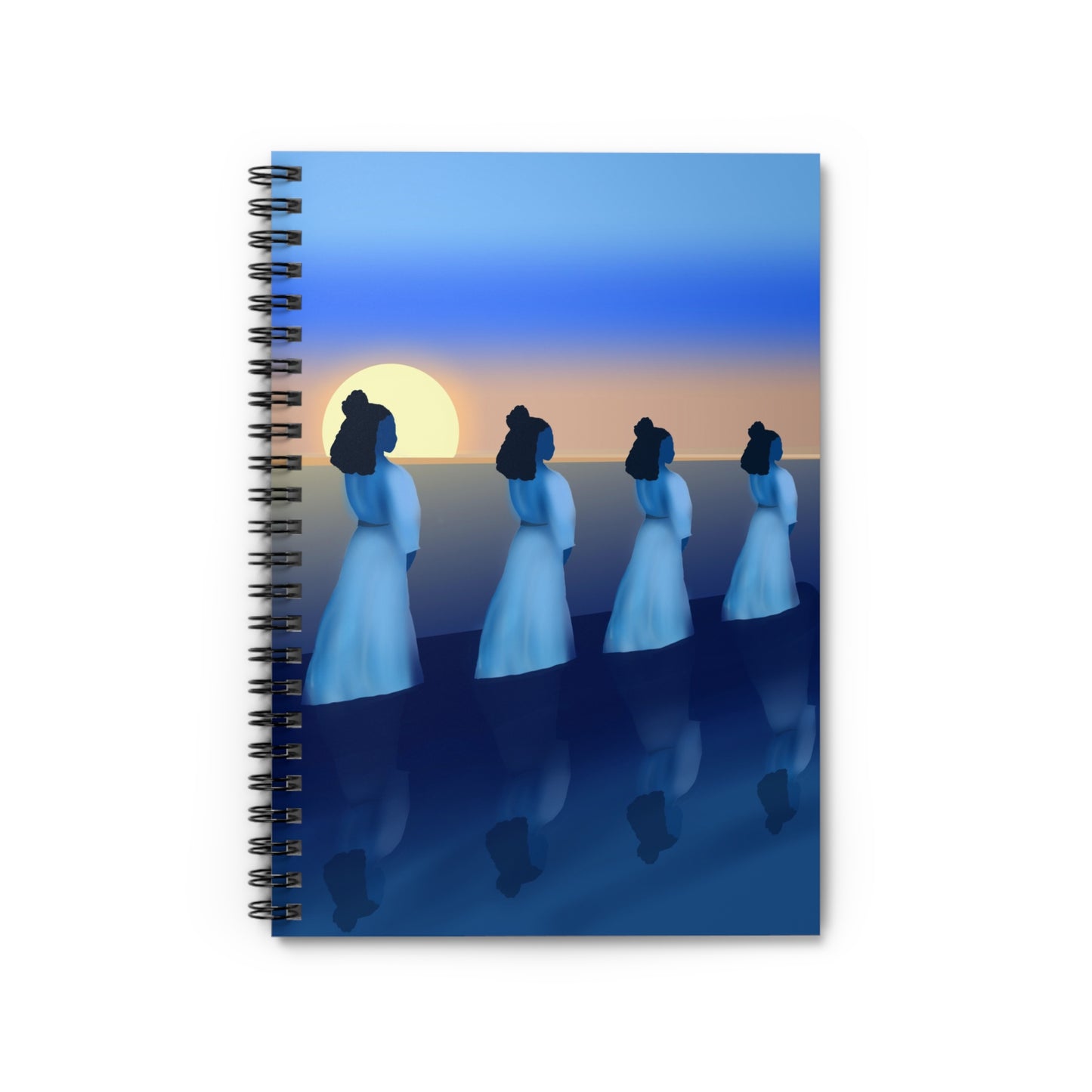 Blue Waders Spiral Notebook - Ruled Line