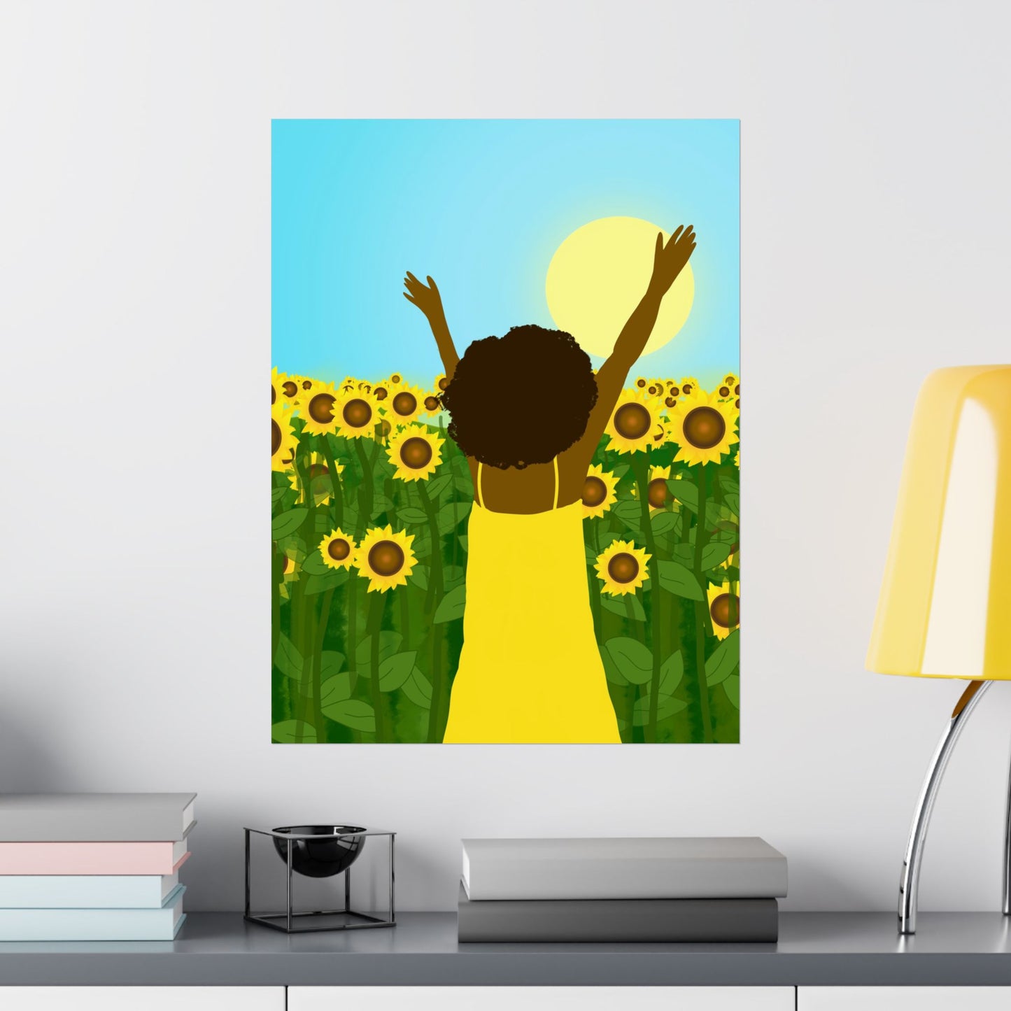 Sunflower Celebration Art Print