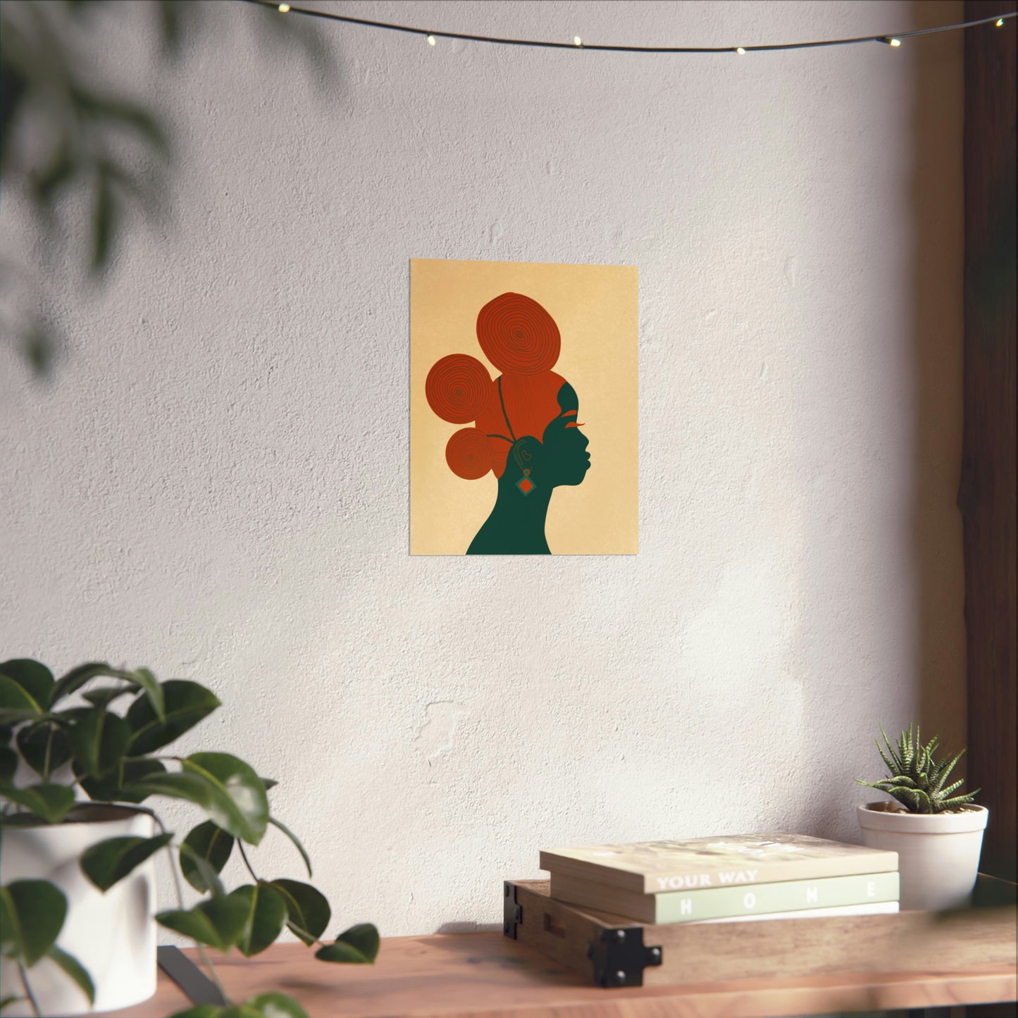 Three Buns Art Print (Don't Touch My Hair Collection)