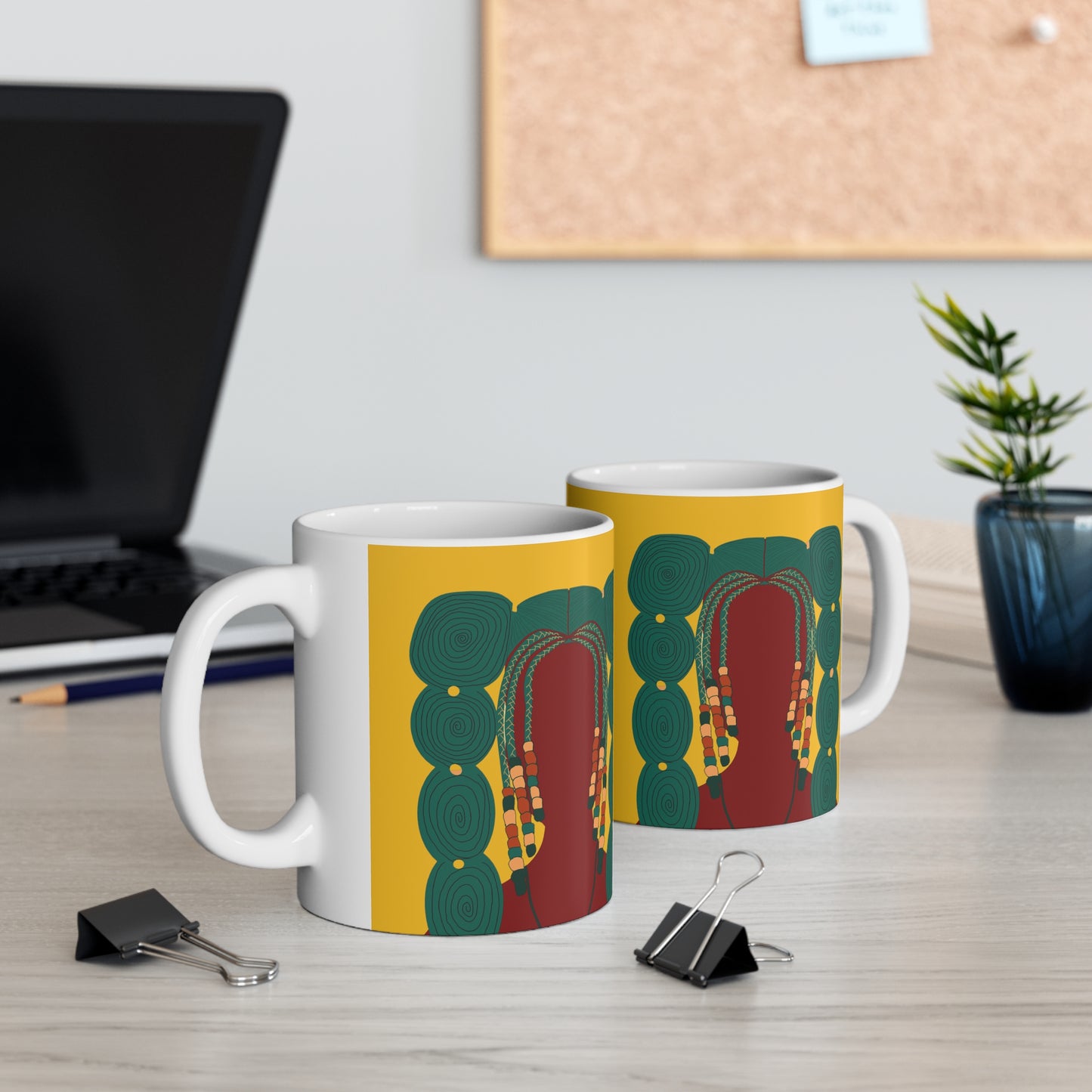 Bubble Pigtails Ceramic Mug (11oz)