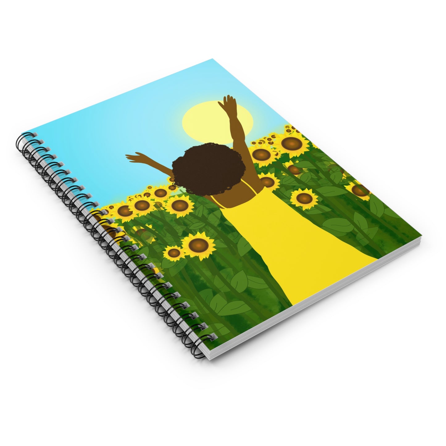 Sunflower Celebration Spiral Notebook - Ruled Line