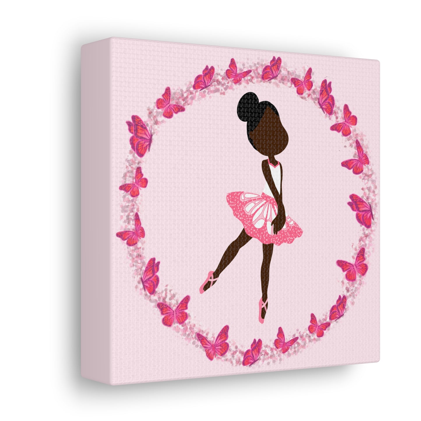 Pink Fairy Ballerina Canvas Art
