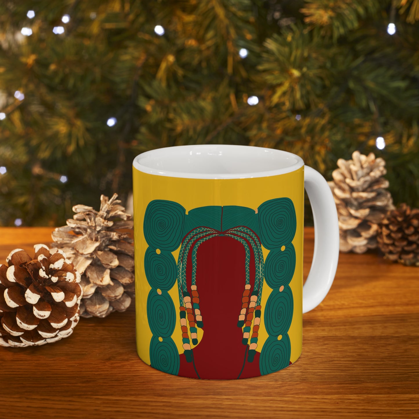 Bubble Pigtails Ceramic Mug (11oz)