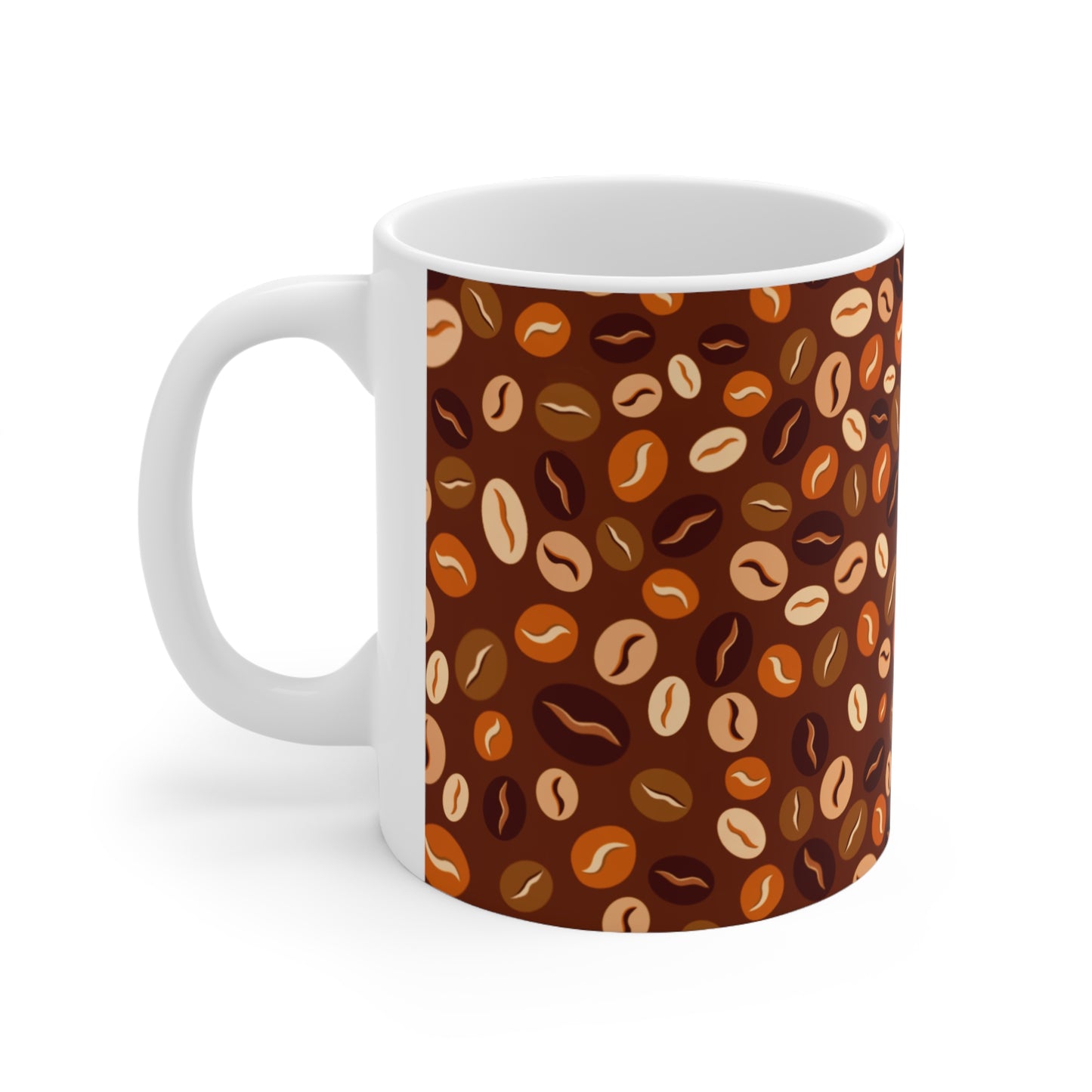Coffee Bean Ceramic Mug (11oz)