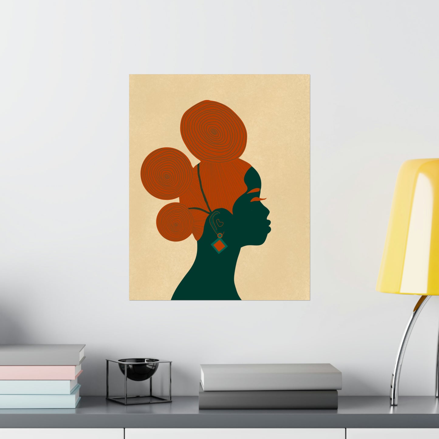 Three Buns Art Print (Don't Touch My Hair Collection)