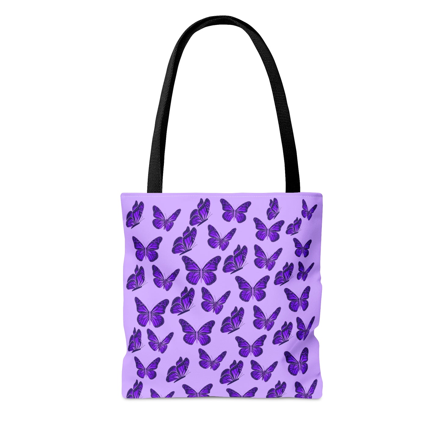 Purple Butterfly Tote Bag