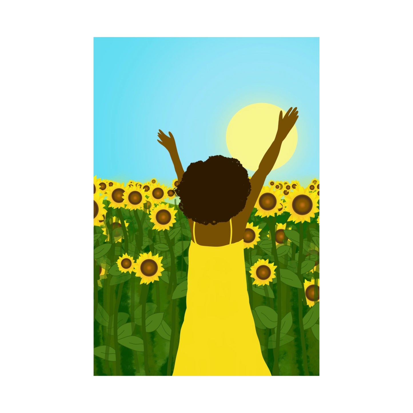Sunflower Celebration Art Print