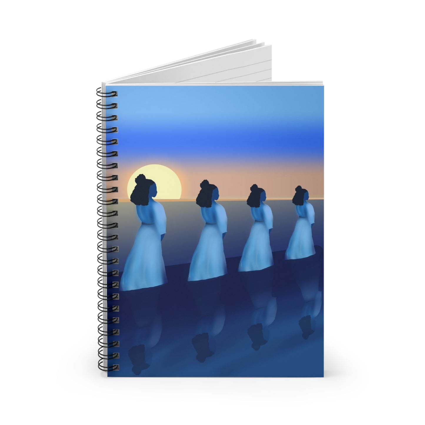 Blue Waders Spiral Notebook - Ruled Line