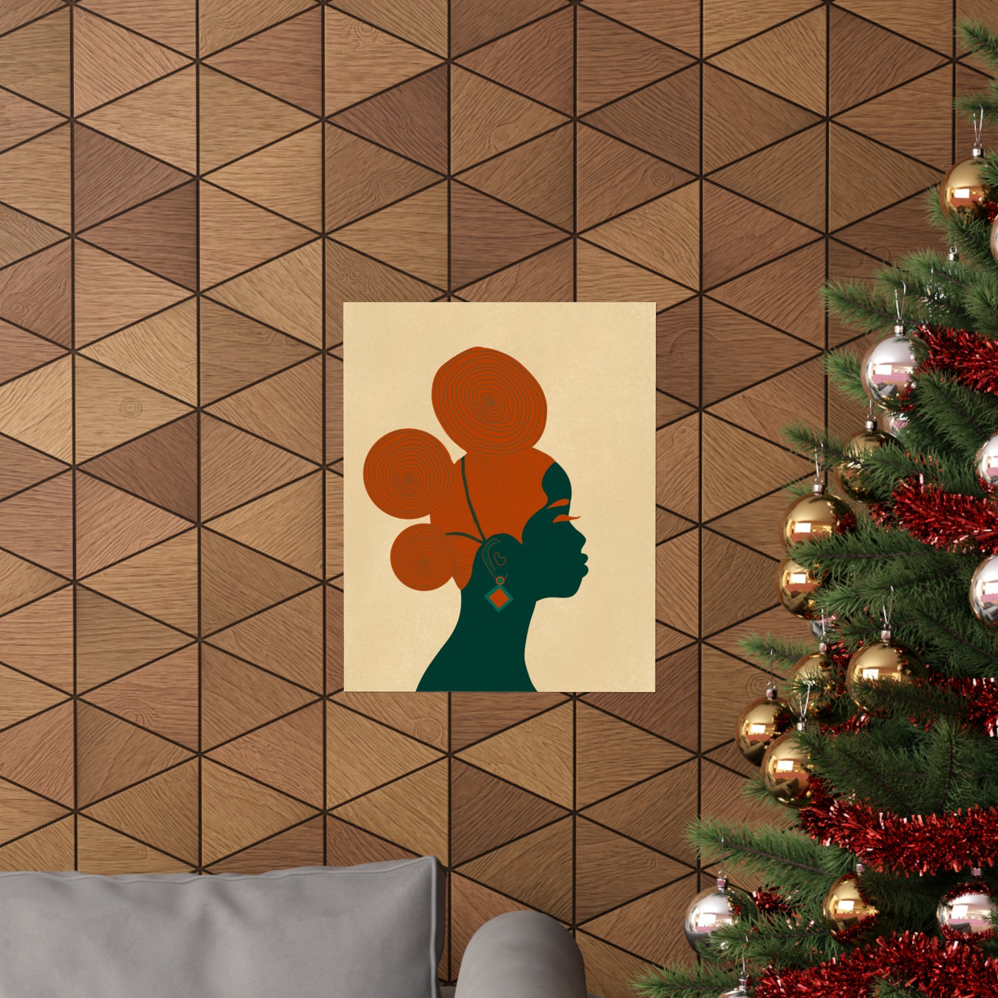 Three Buns Art Print (Don't Touch My Hair Collection)