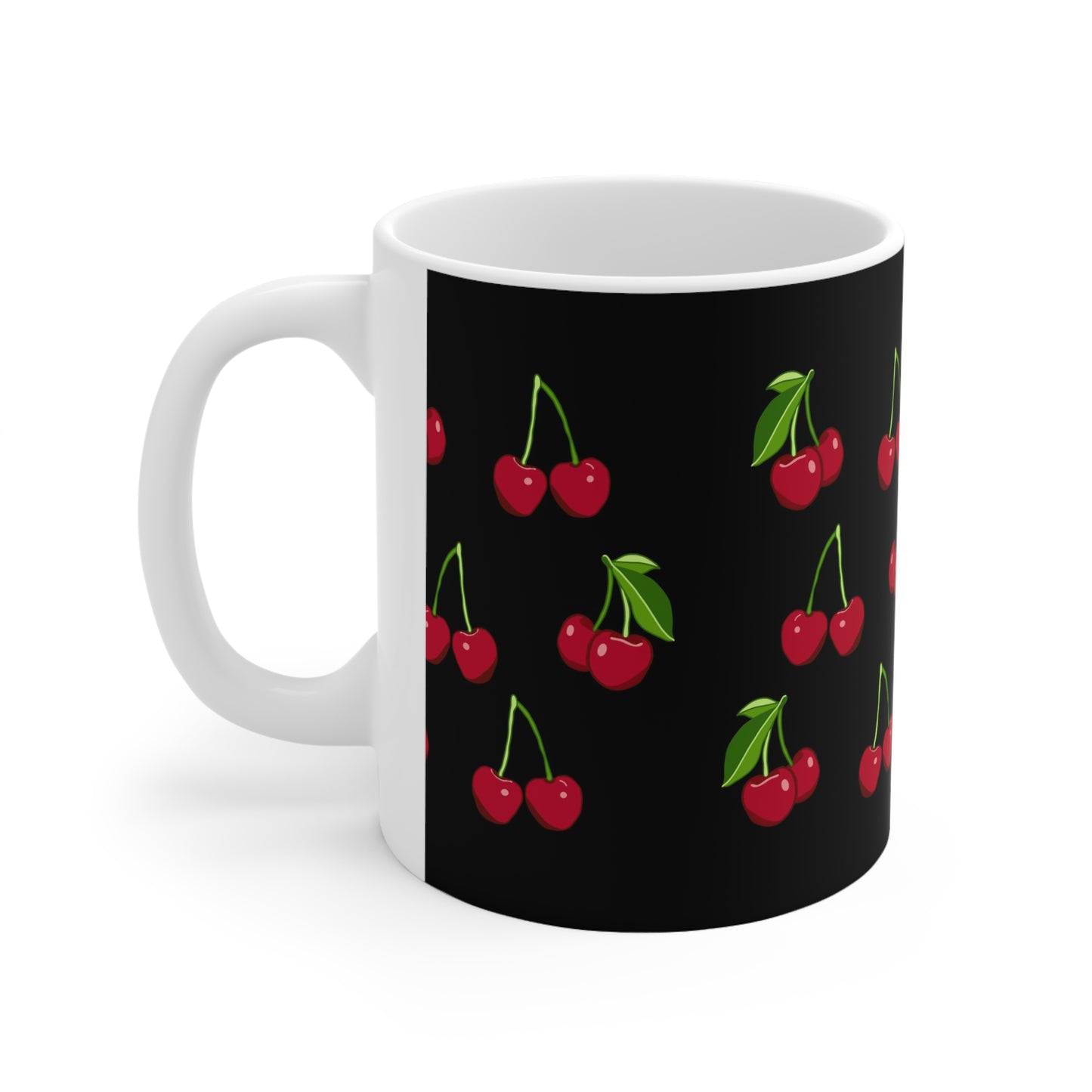 Black Cherry Ceramic Mug (11oz)