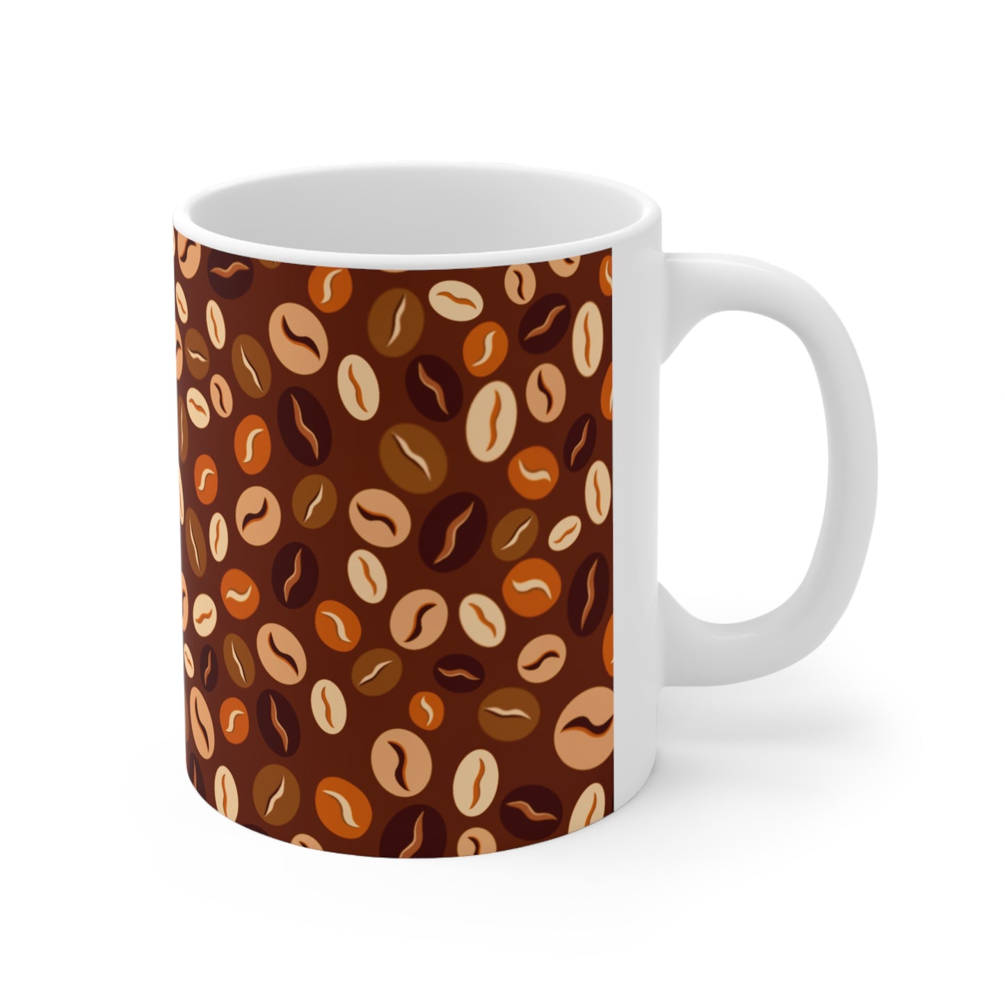 Coffee Bean Ceramic Mug (11oz)