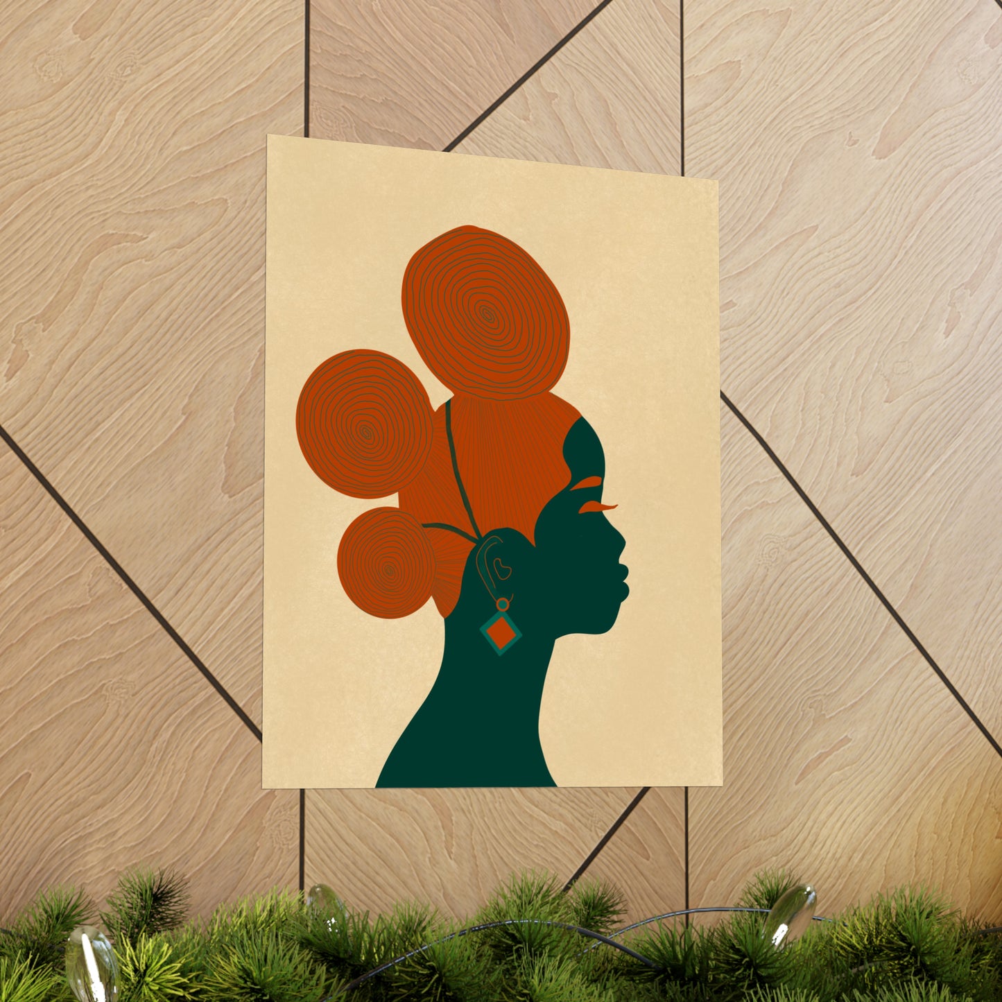 Three Buns Art Print (Don't Touch My Hair Collection)